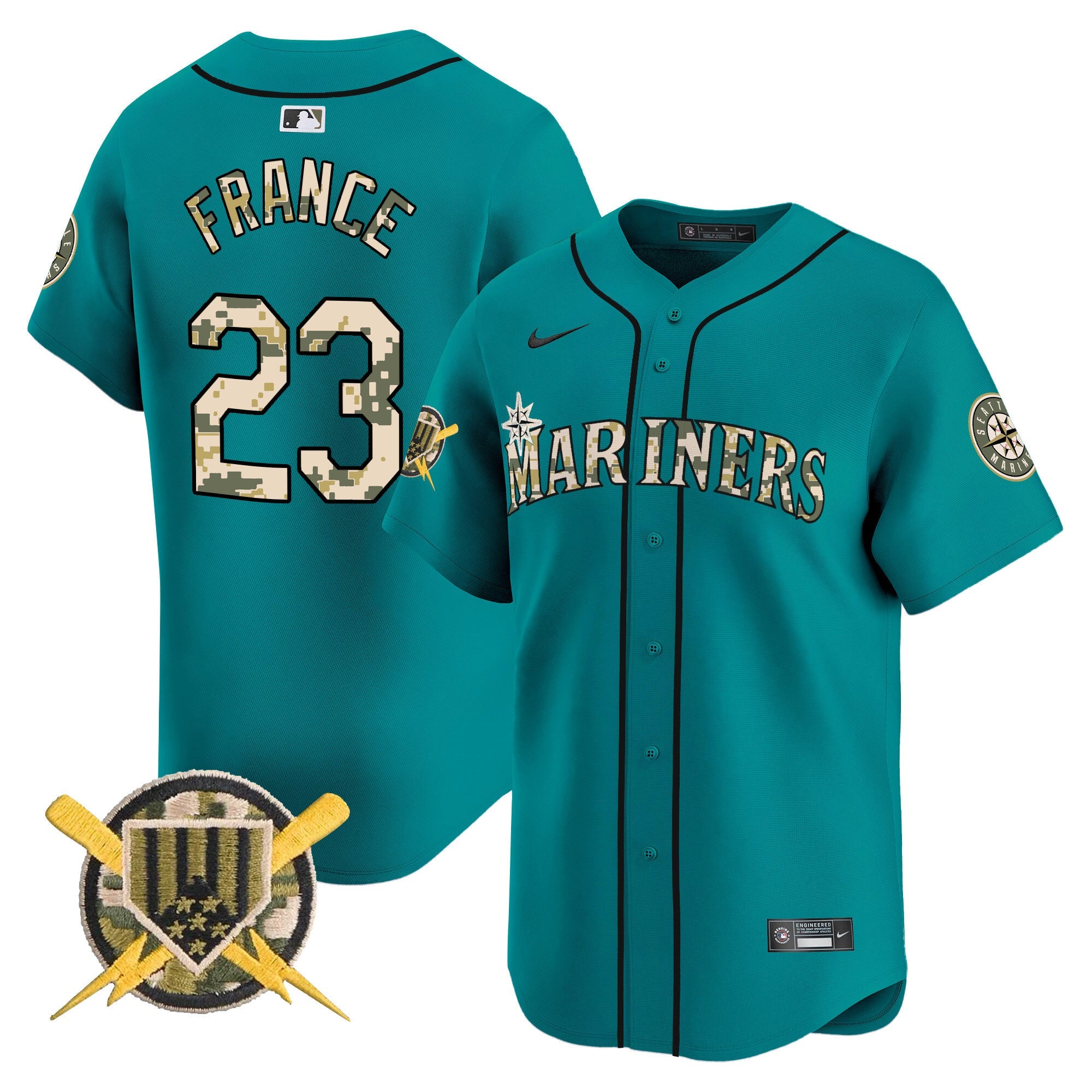 Men’s Seattle Armed Forces Day Vapor Premier Limited Jersey