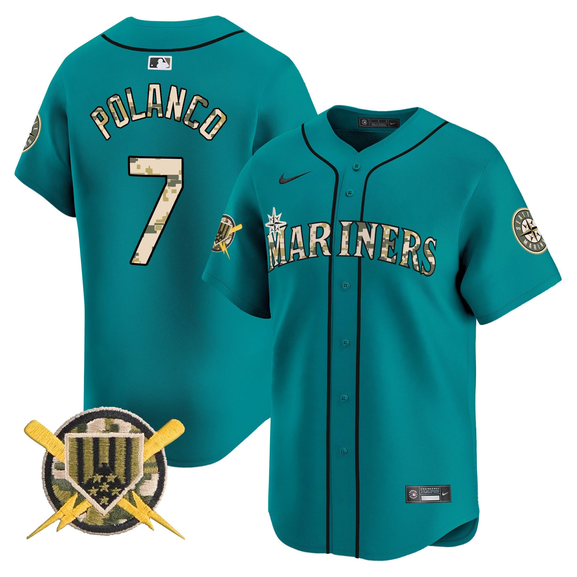 Men’s Seattle Armed Forces Day Vapor Premier Limited Jersey