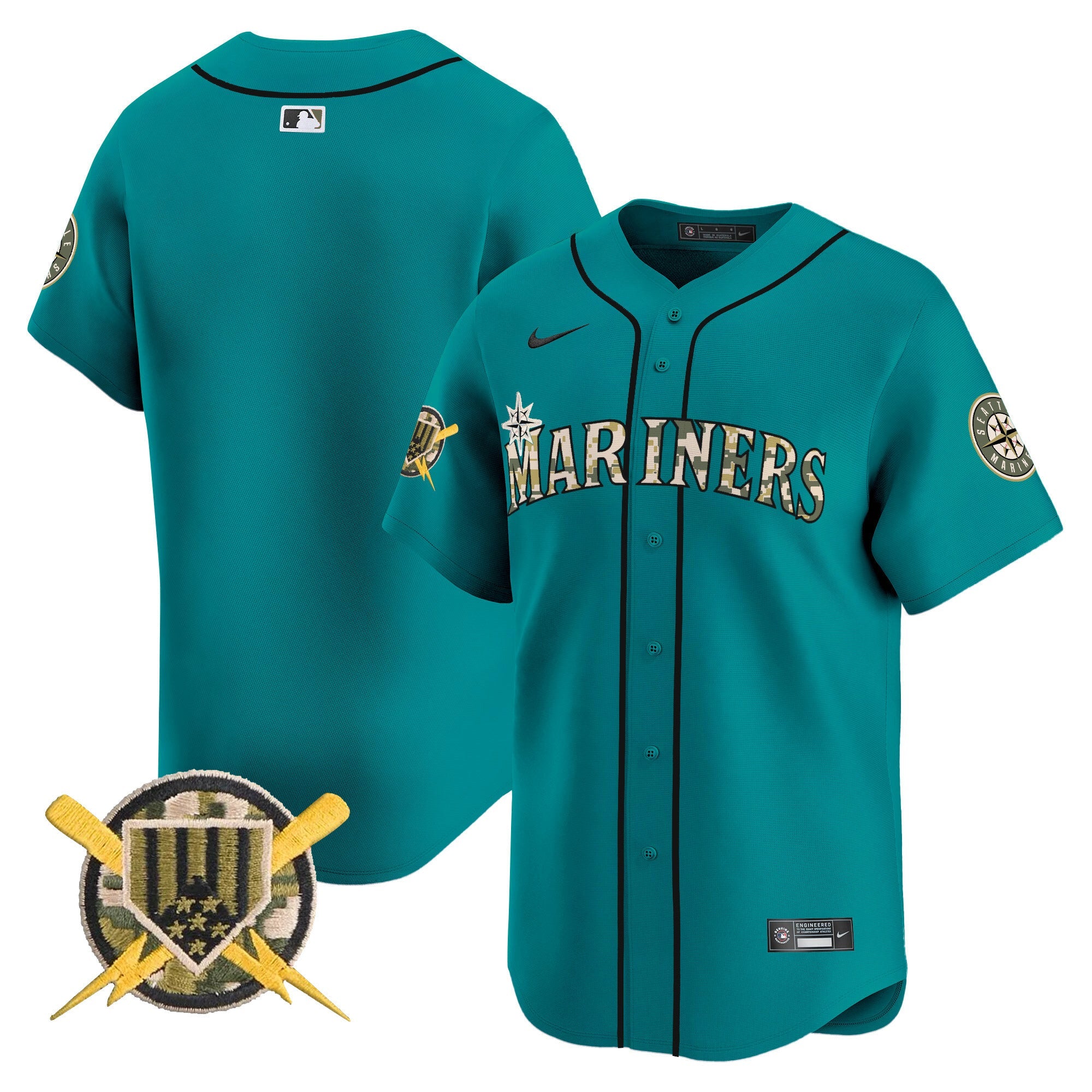 Men’s Seattle Armed Forces Day Vapor Premier Limited Jersey