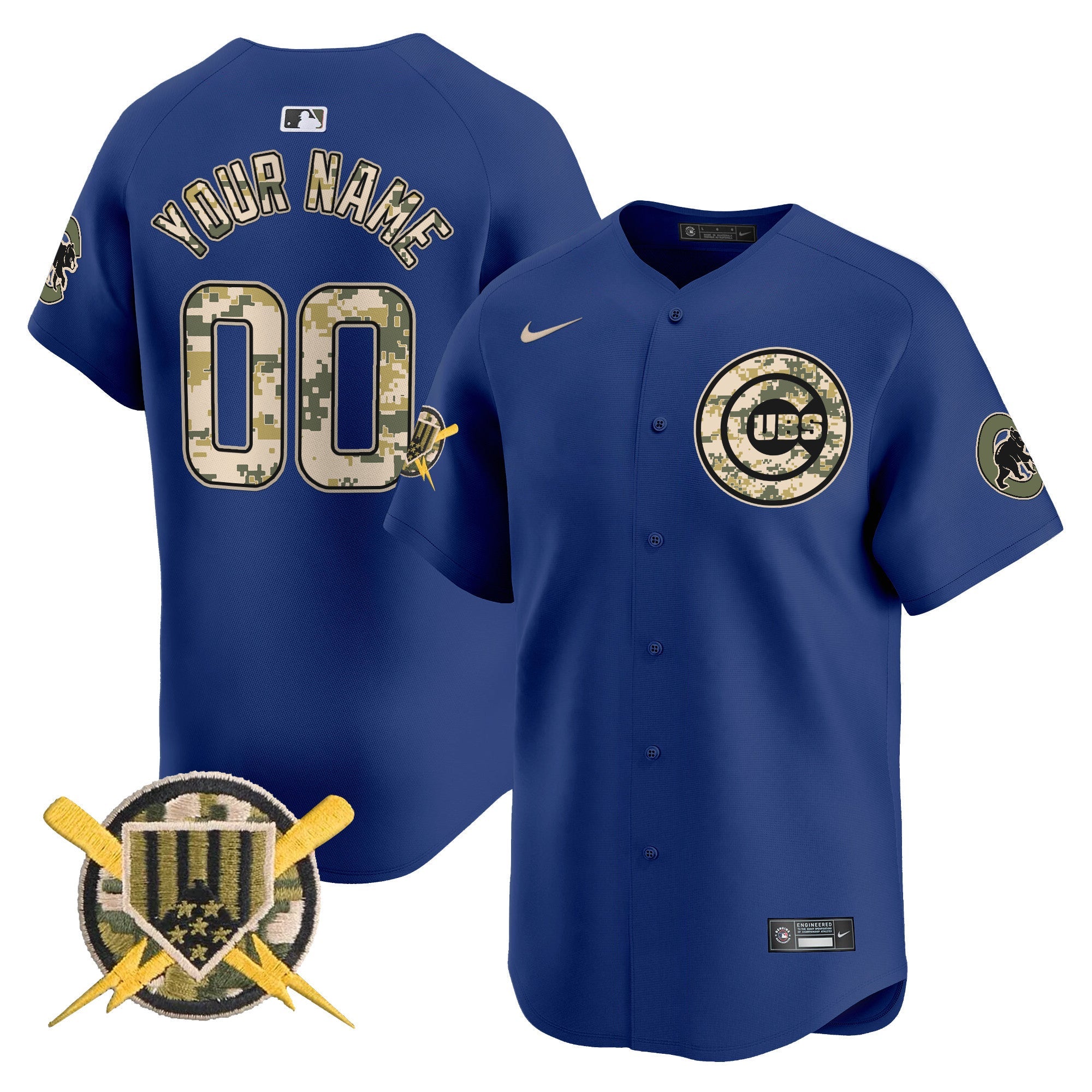 Chicago Armed Forces Day Vapor Premier Limited Custom Jersey