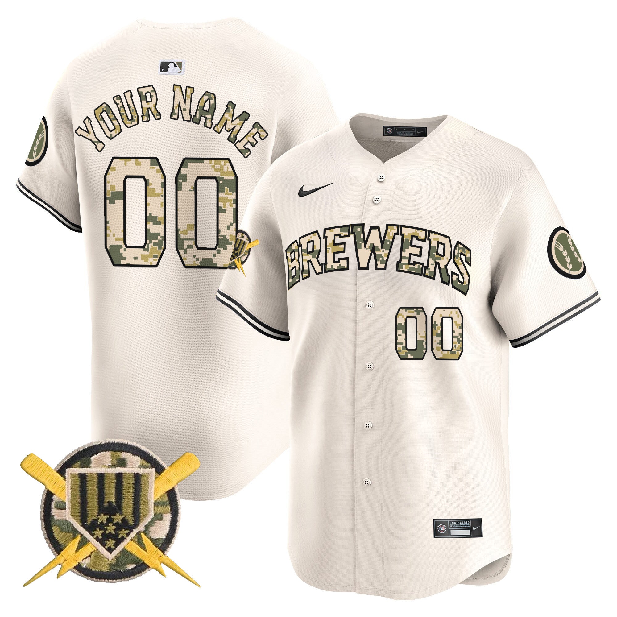 Milwaukee Armed Forces Day Vapor Premier Limited Custom Jersey