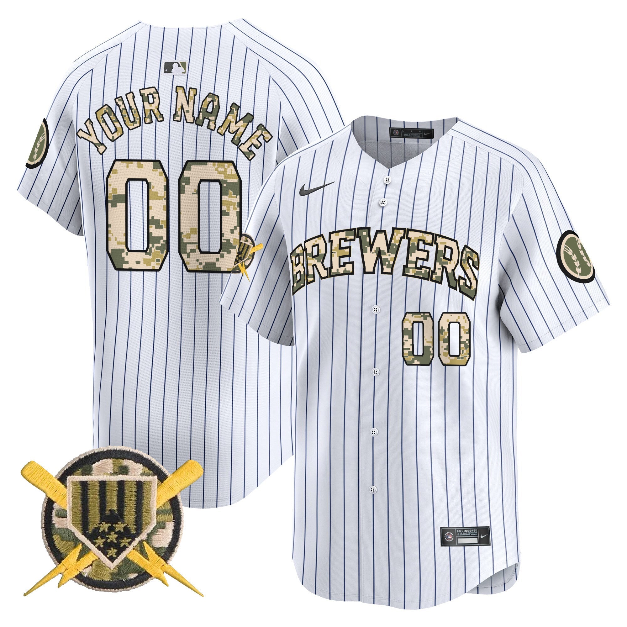 Milwaukee Armed Forces Day Vapor Premier Limited Custom Jersey