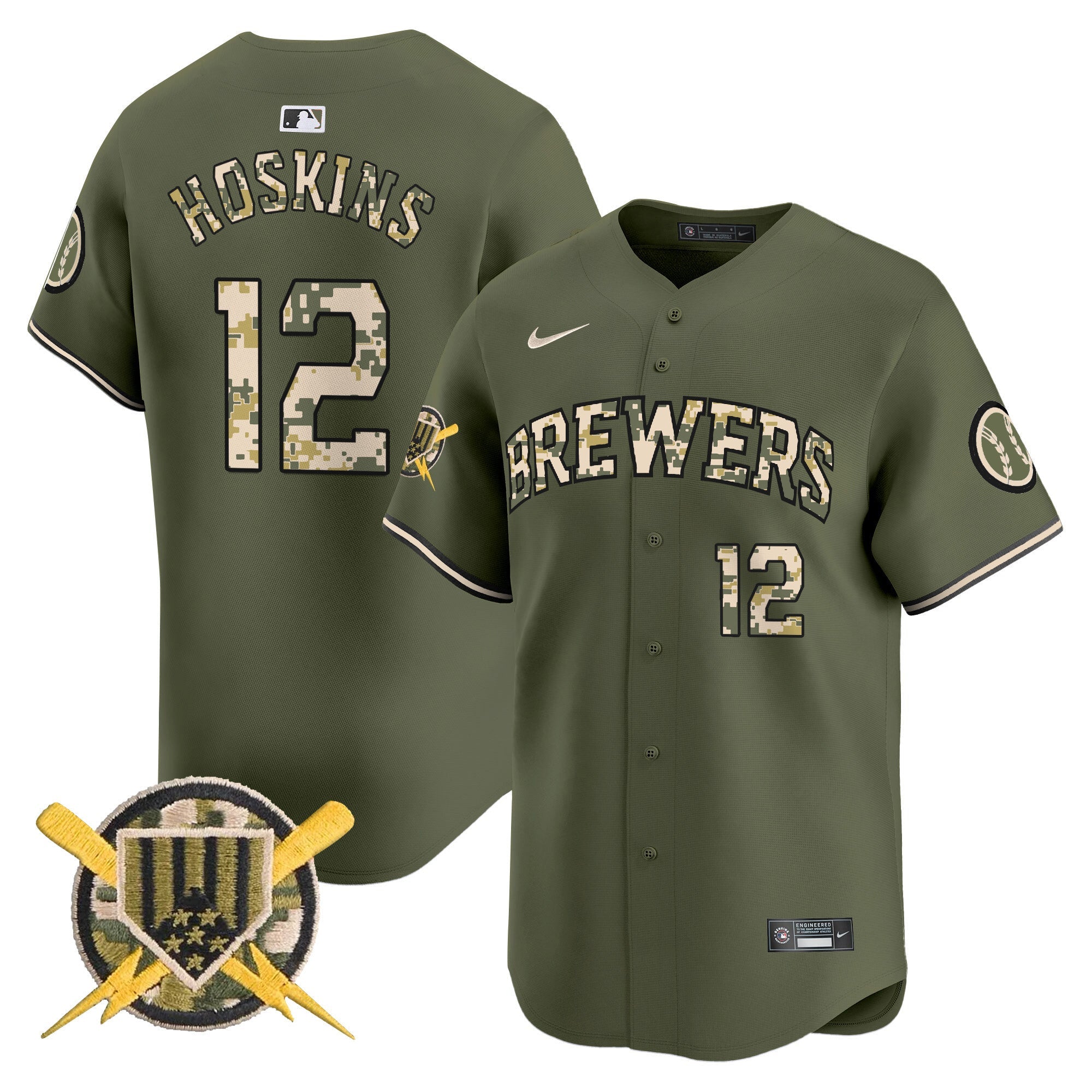 Men’s Milwaukee Armed Forces Day Vapor Premier Limited Jersey