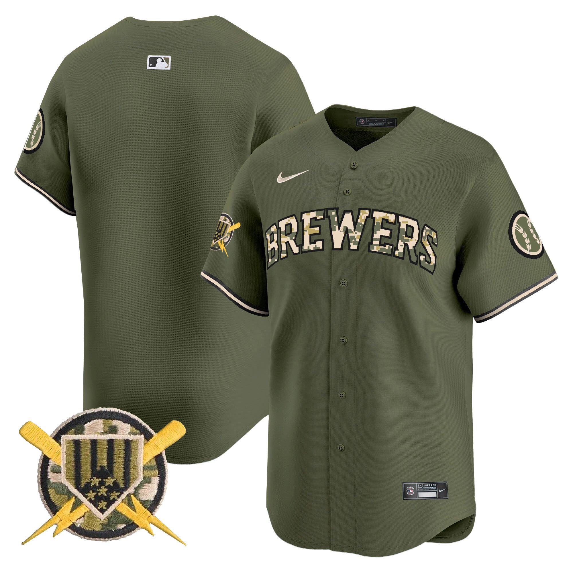 Men’s Milwaukee Armed Forces Day Vapor Premier Limited Jersey