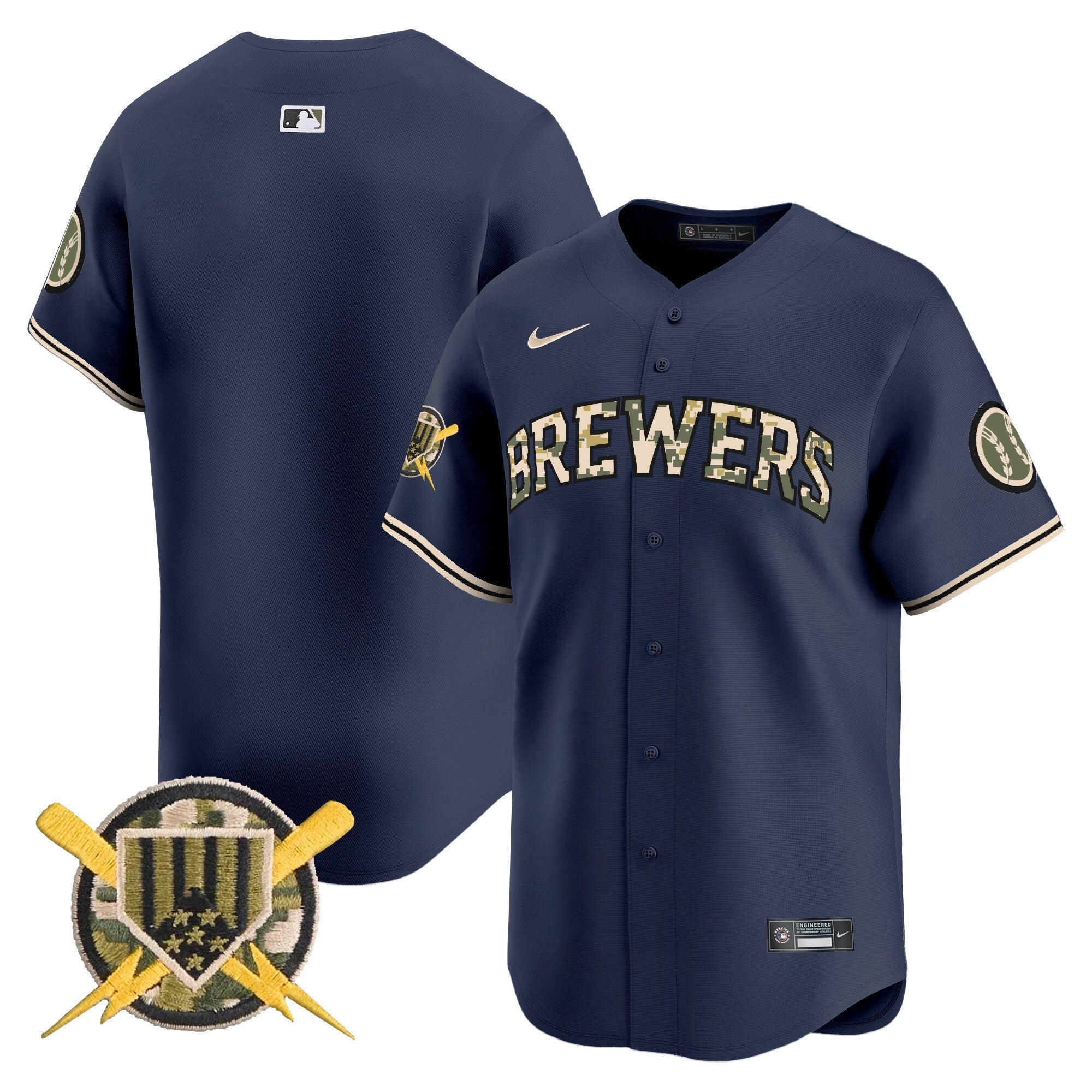 Men’s Milwaukee Armed Forces Day Vapor Premier Limited Jersey
