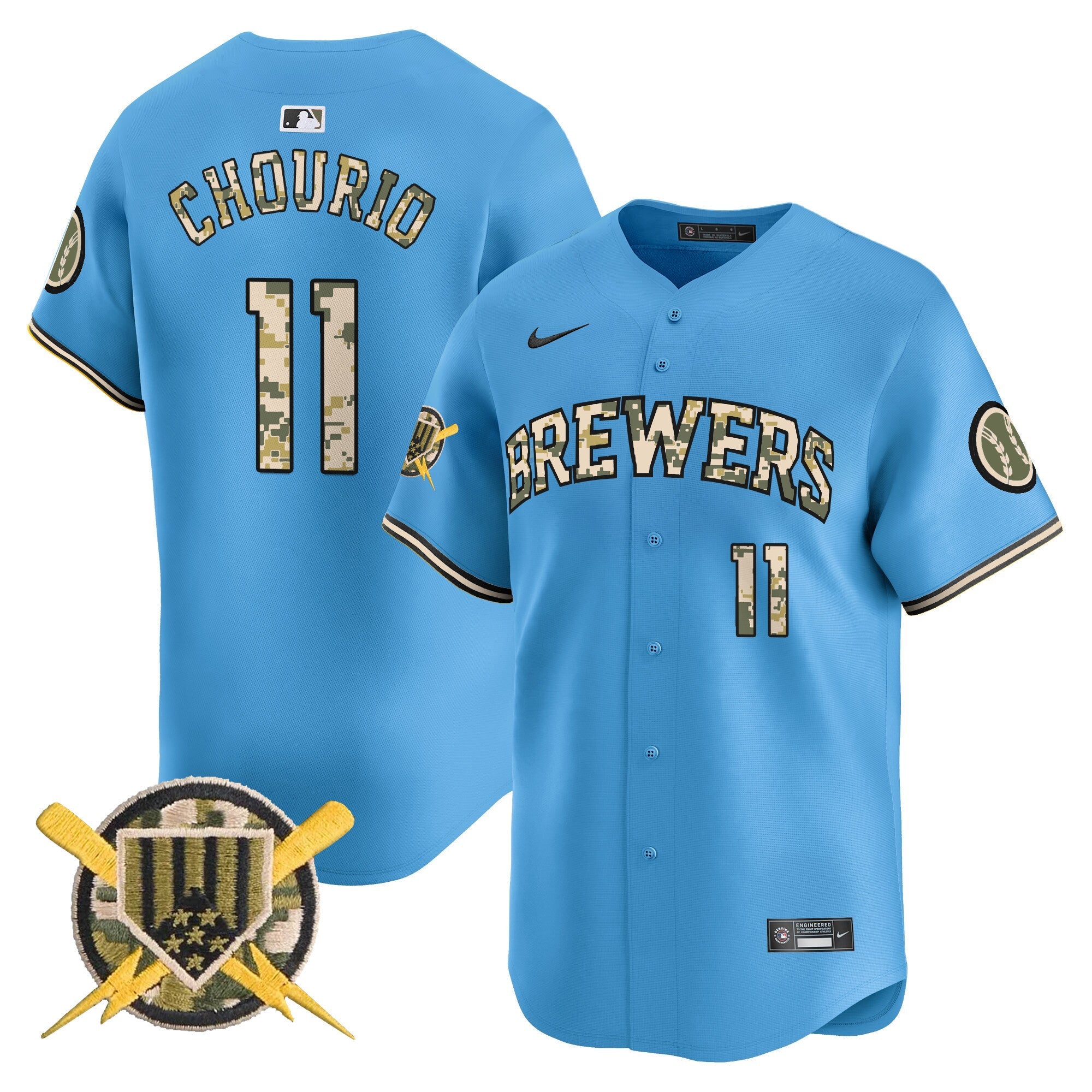 Men’s Milwaukee Armed Forces Day Vapor Premier Limited Jersey