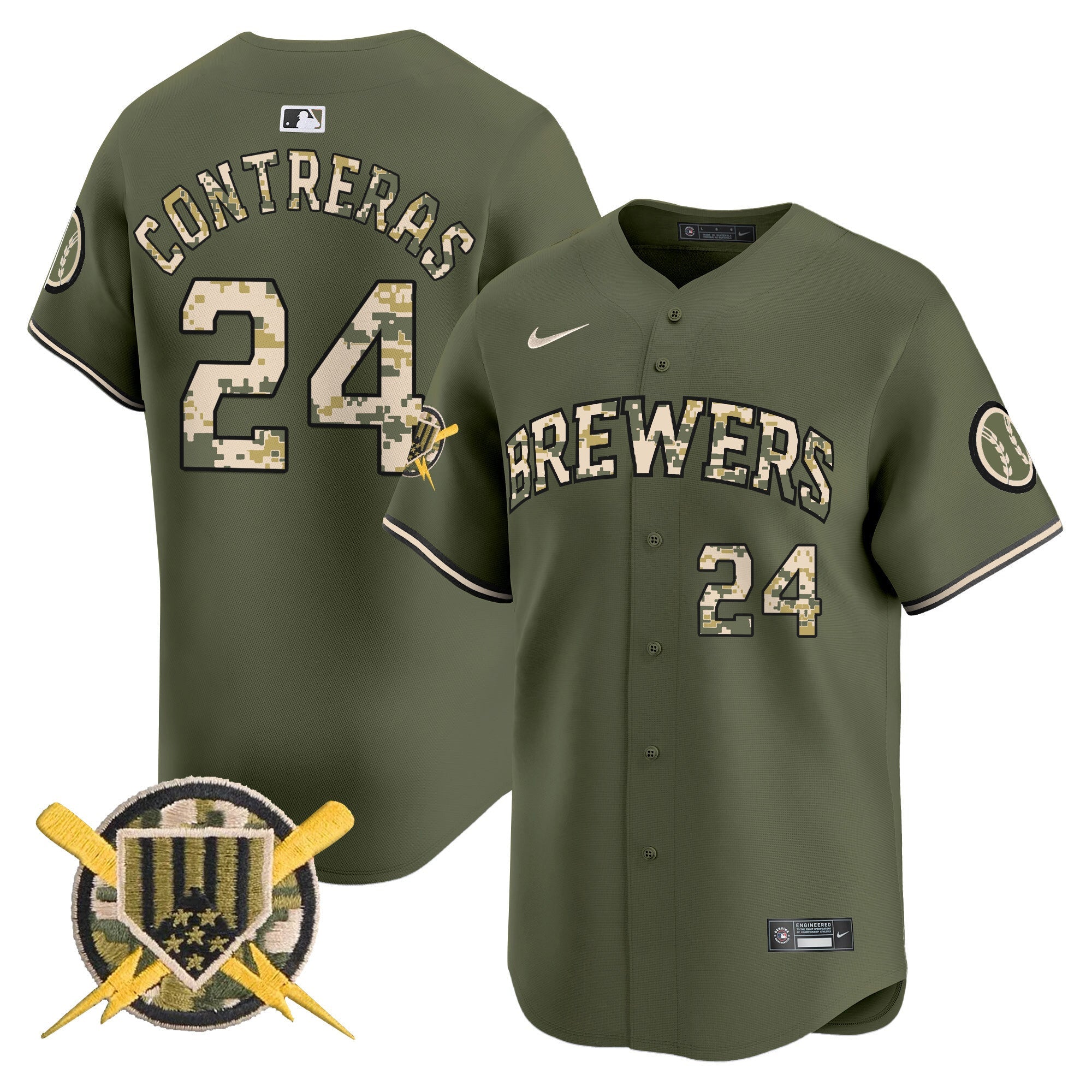 Men’s Milwaukee Armed Forces Day Vapor Premier Limited Jersey