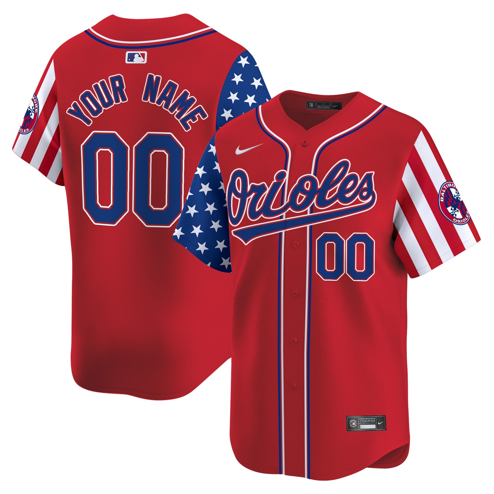 Baltimore 2025 Independence Day Vapor Premier Limited Custom Jersey