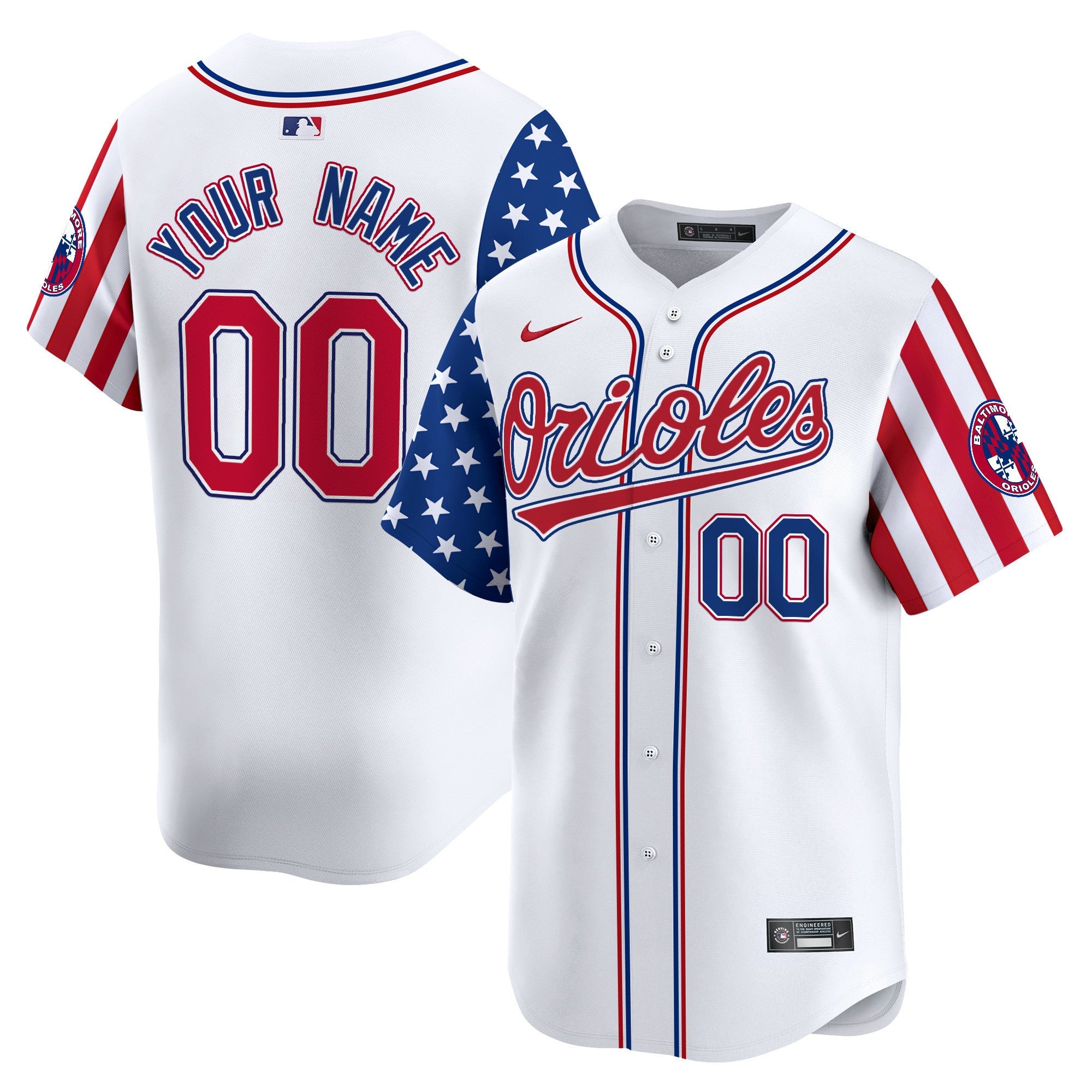 Baltimore 2025 Independence Day Vapor Premier Limited Custom Jersey