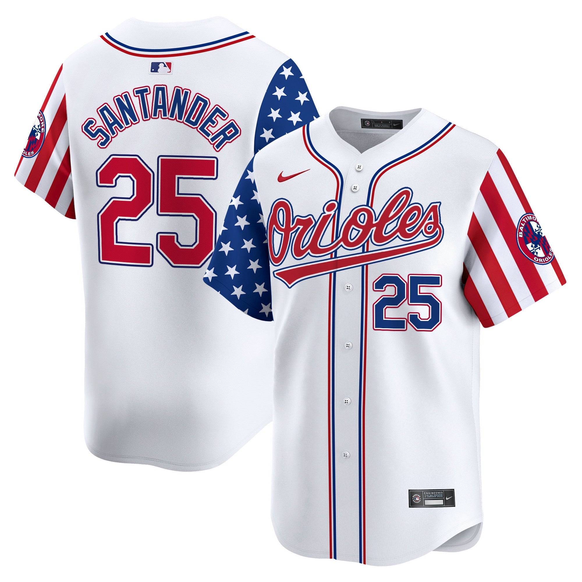Men’s Baltimore 2025 Independence Day Vapor Premier Limited Jersey