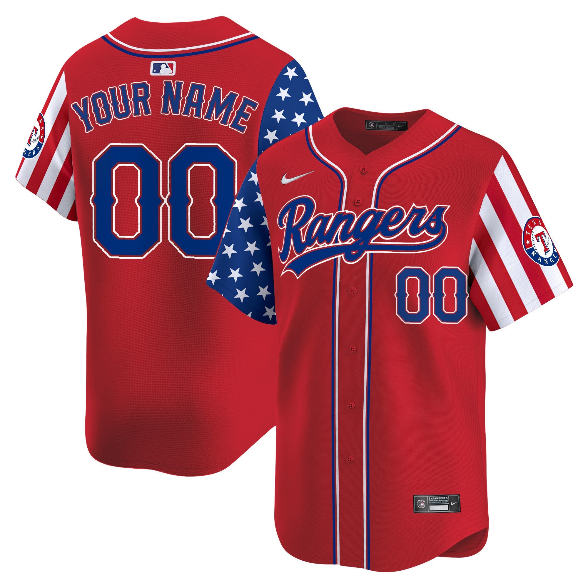 Texas 2024 Independence Day Vapor Premier Limited Custom Jersey