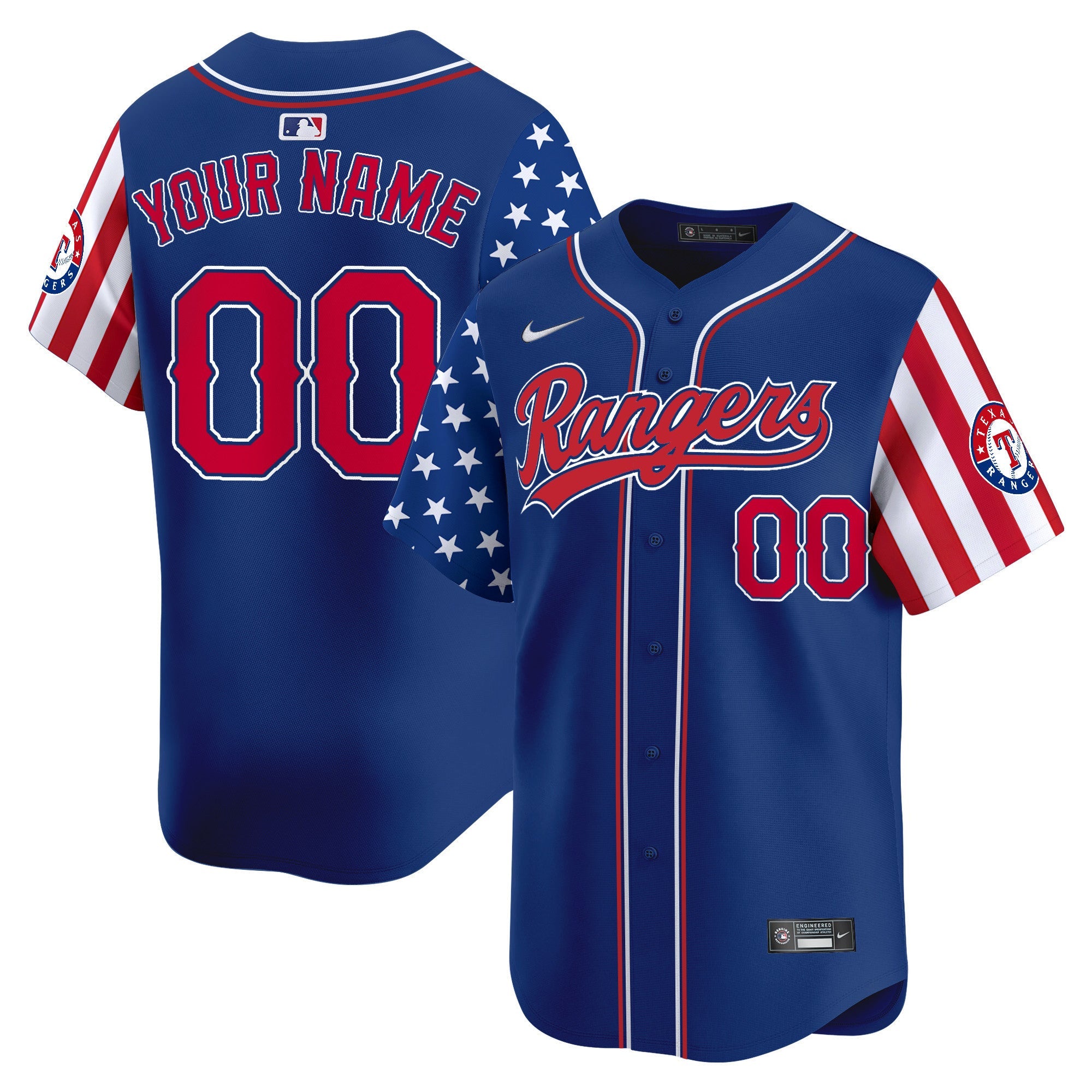 Texas 2024 Independence Day Vapor Premier Limited Custom Jersey
