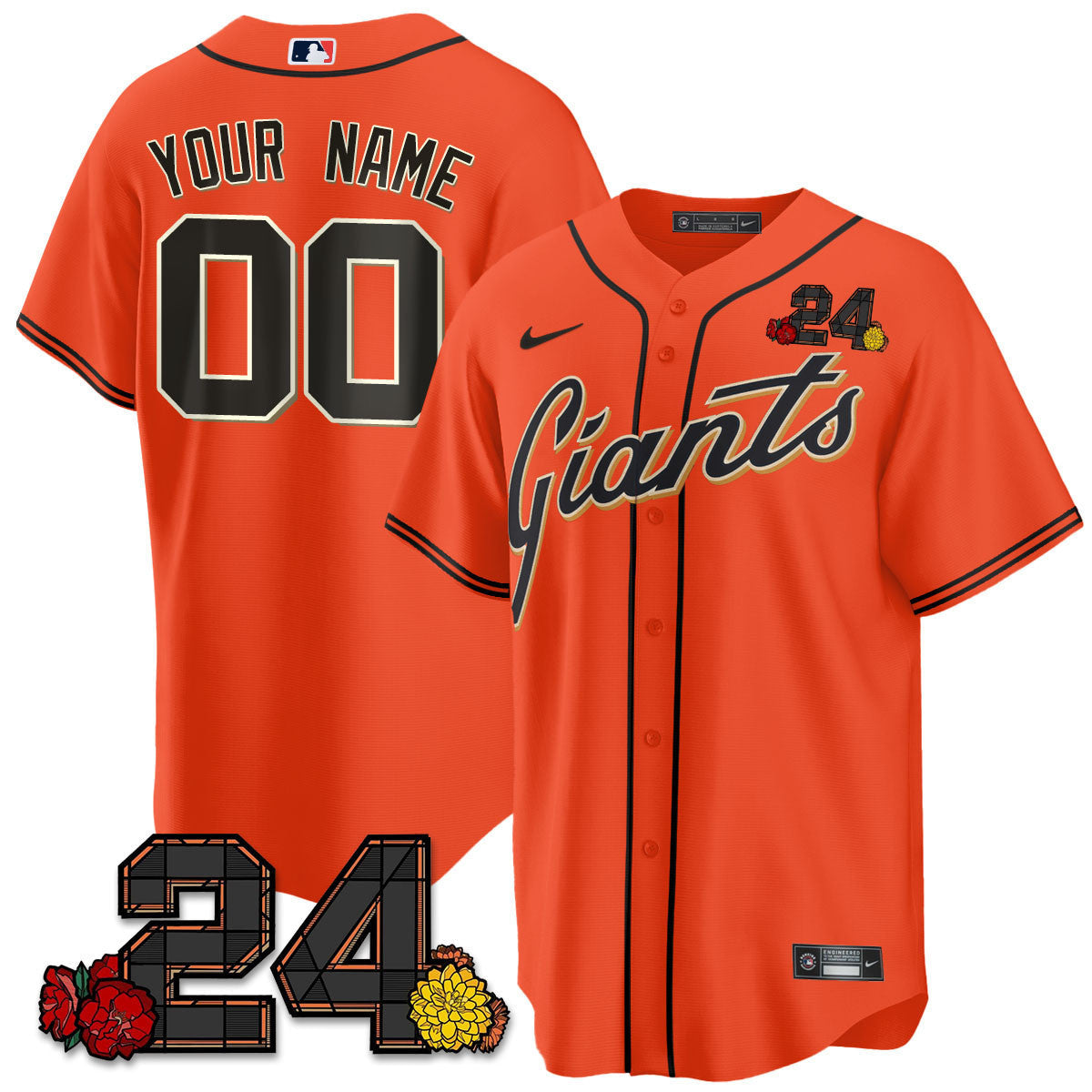 San Francisco 2024 Willie Mays Patch Vapor Premier Limited Custom Jersey V2