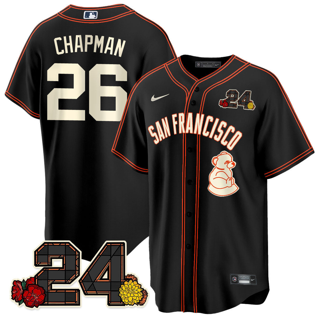 Men’s San Francisco 2024 Willie Mays Patch Vapor Premier Limited Jersey V2