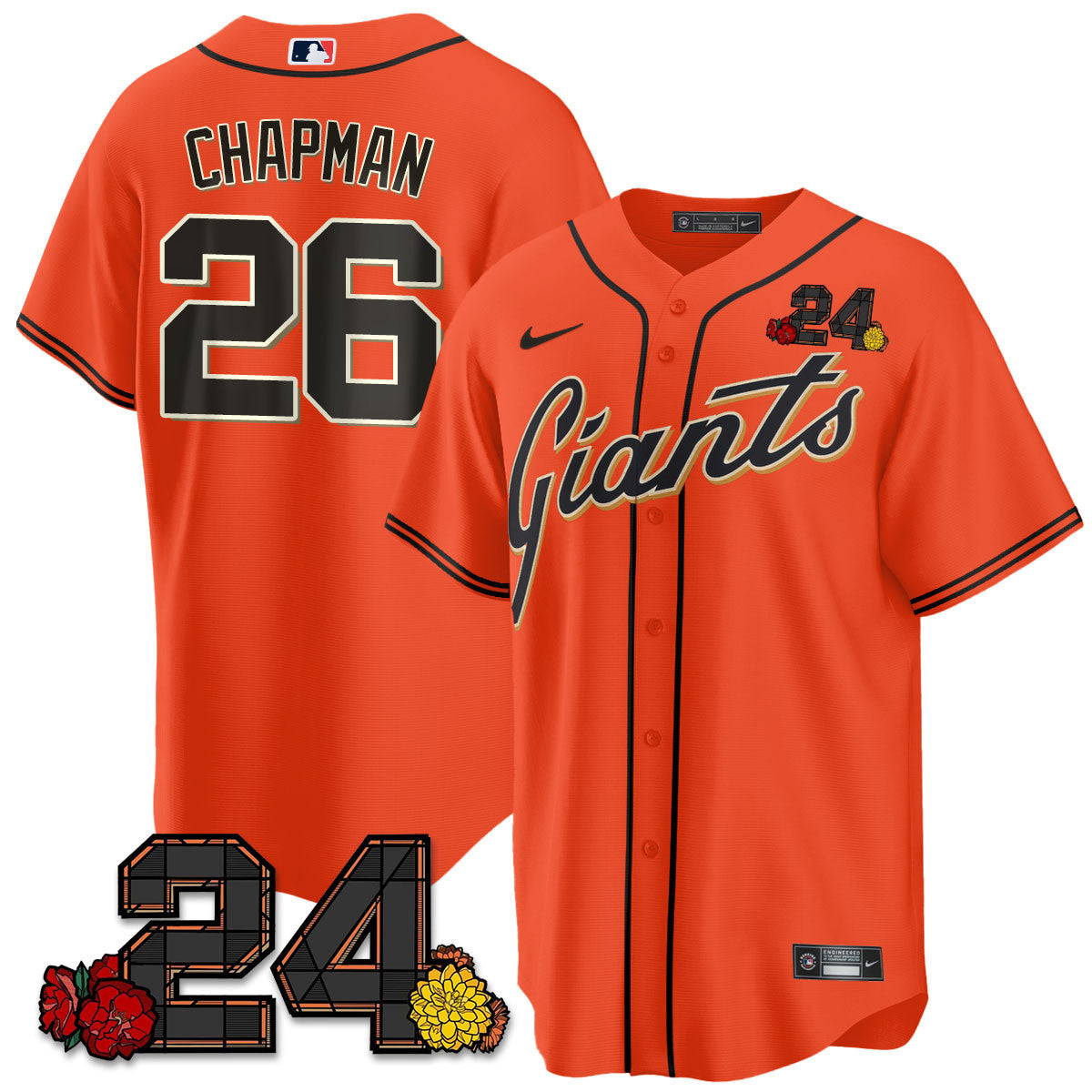 Men’s San Francisco 2024 Willie Mays Patch Vapor Premier Limited Jersey V2