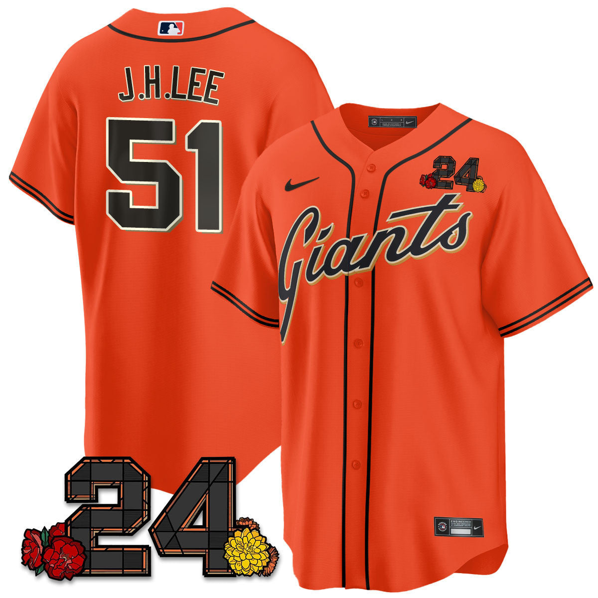 Men’s San Francisco 2024 Willie Mays Patch Vapor Premier Limited Jersey V2