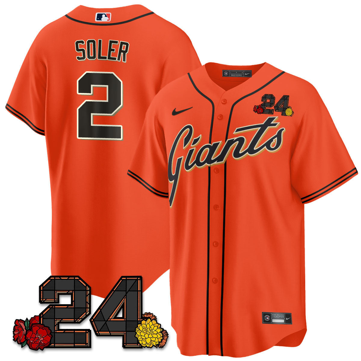 Men’s San Francisco 2024 Willie Mays Patch Vapor Premier Limited Jersey V2