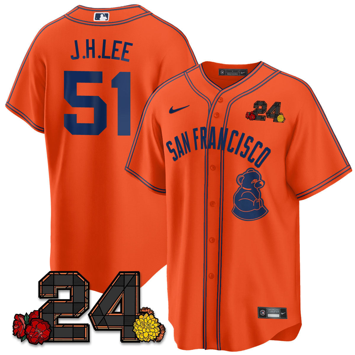 Men’s San Francisco 2024 Willie Mays Patch Vapor Premier Limited Jersey V2