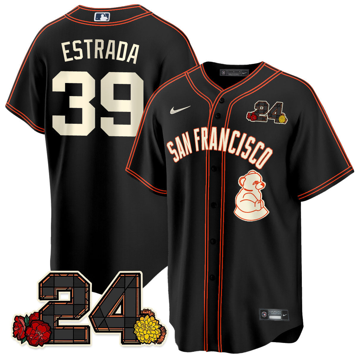 Men’s San Francisco 2024 Willie Mays Patch Vapor Premier Limited Jersey V2