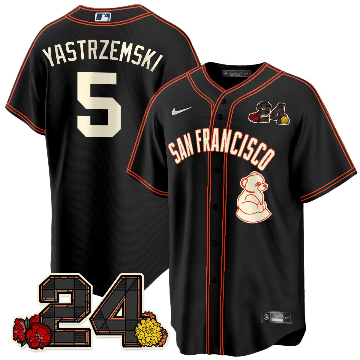 Men’s San Francisco 2024 Willie Mays Patch Vapor Premier Limited Jersey V2