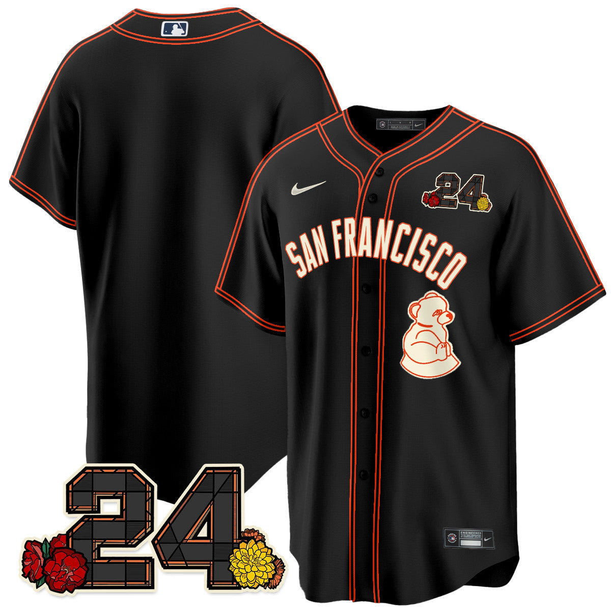 Men’s San Francisco 2024 Willie Mays Patch Vapor Premier Limited Jersey V2