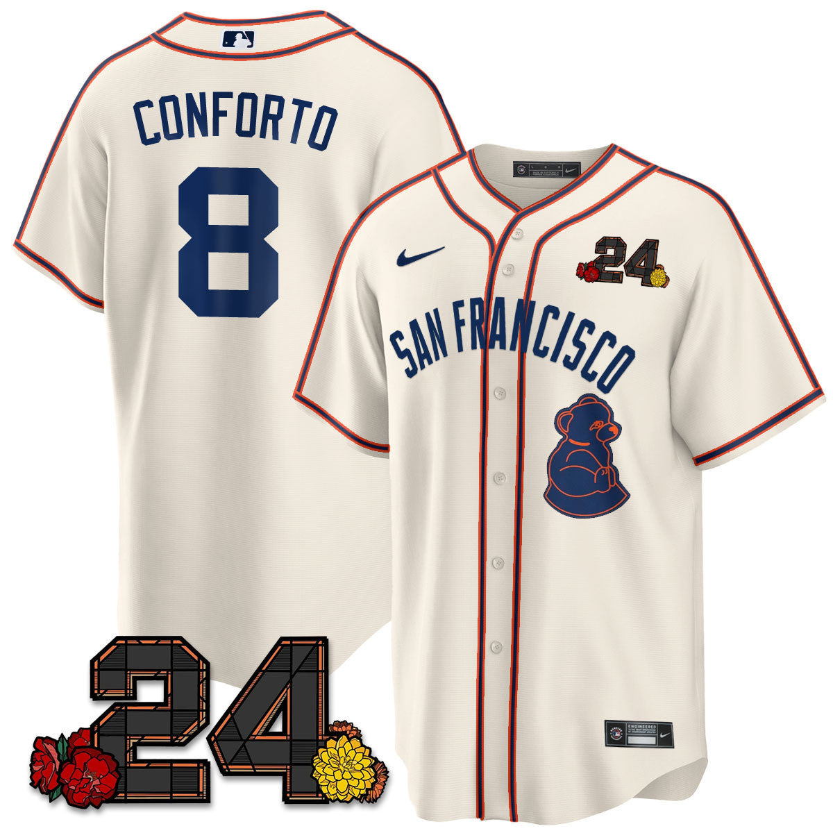 Men’s San Francisco 2024 Willie Mays Patch Vapor Premier Limited Jersey V2