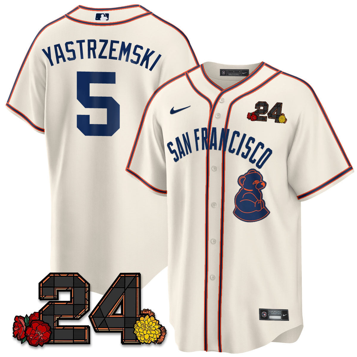 Men’s San Francisco 2024 Willie Mays Patch Vapor Premier Limited Jersey V2