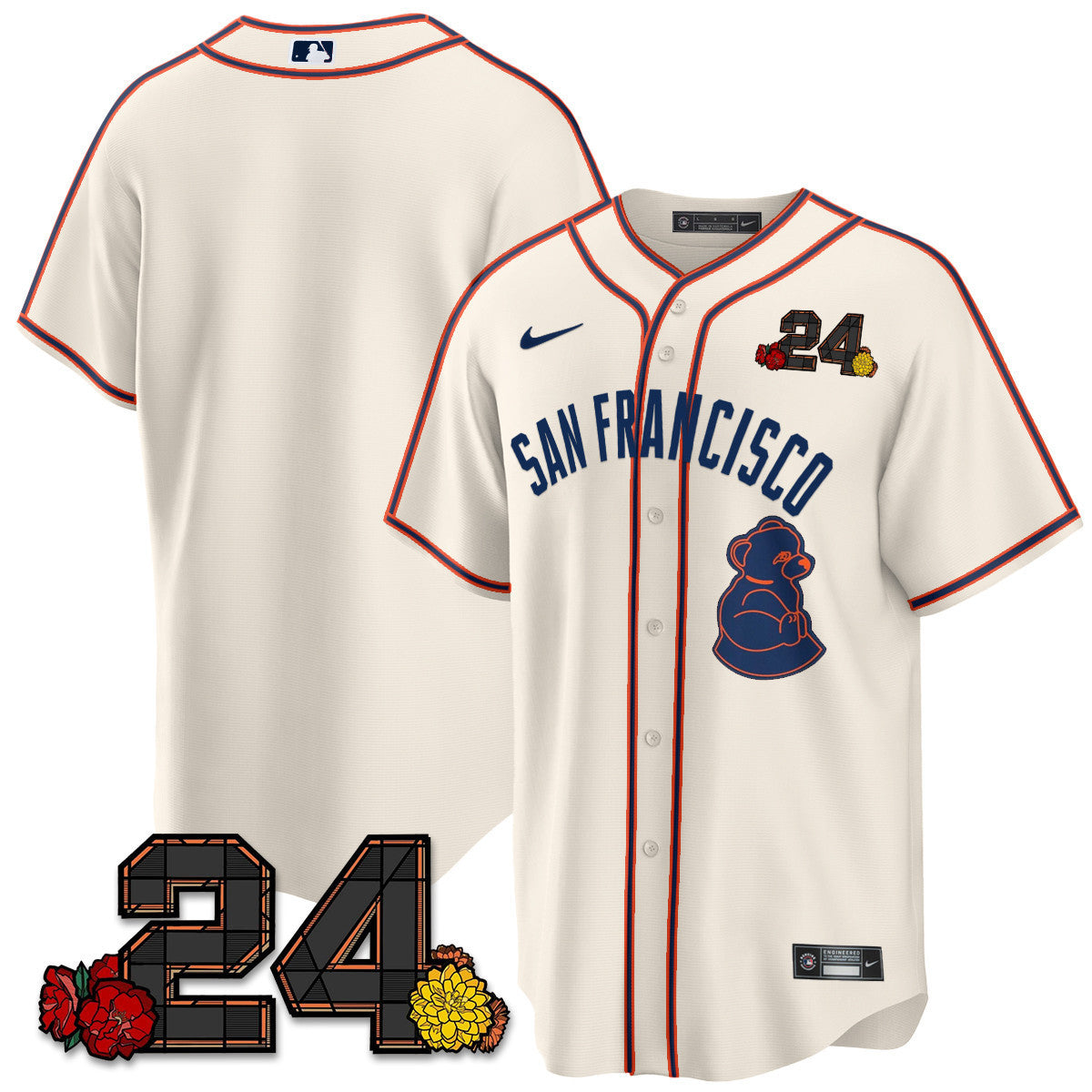 Men’s San Francisco 2024 Willie Mays Patch Vapor Premier Limited Jersey V2
