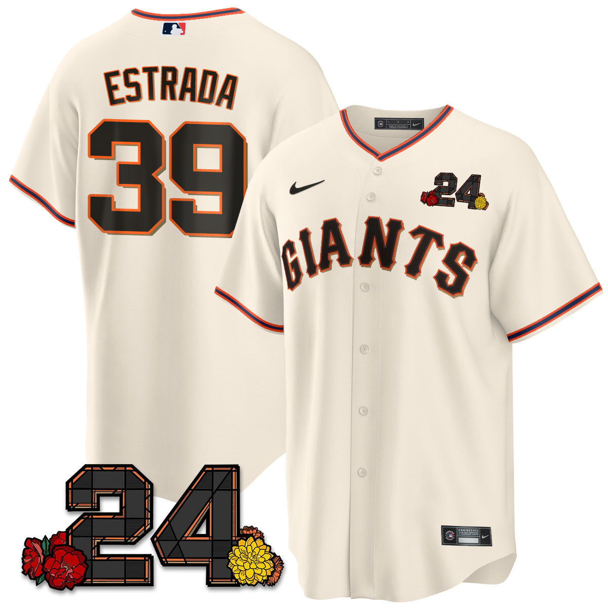 Men’s San Francisco 2024 Willie Mays Patch Vapor Premier Limited Jersey V2