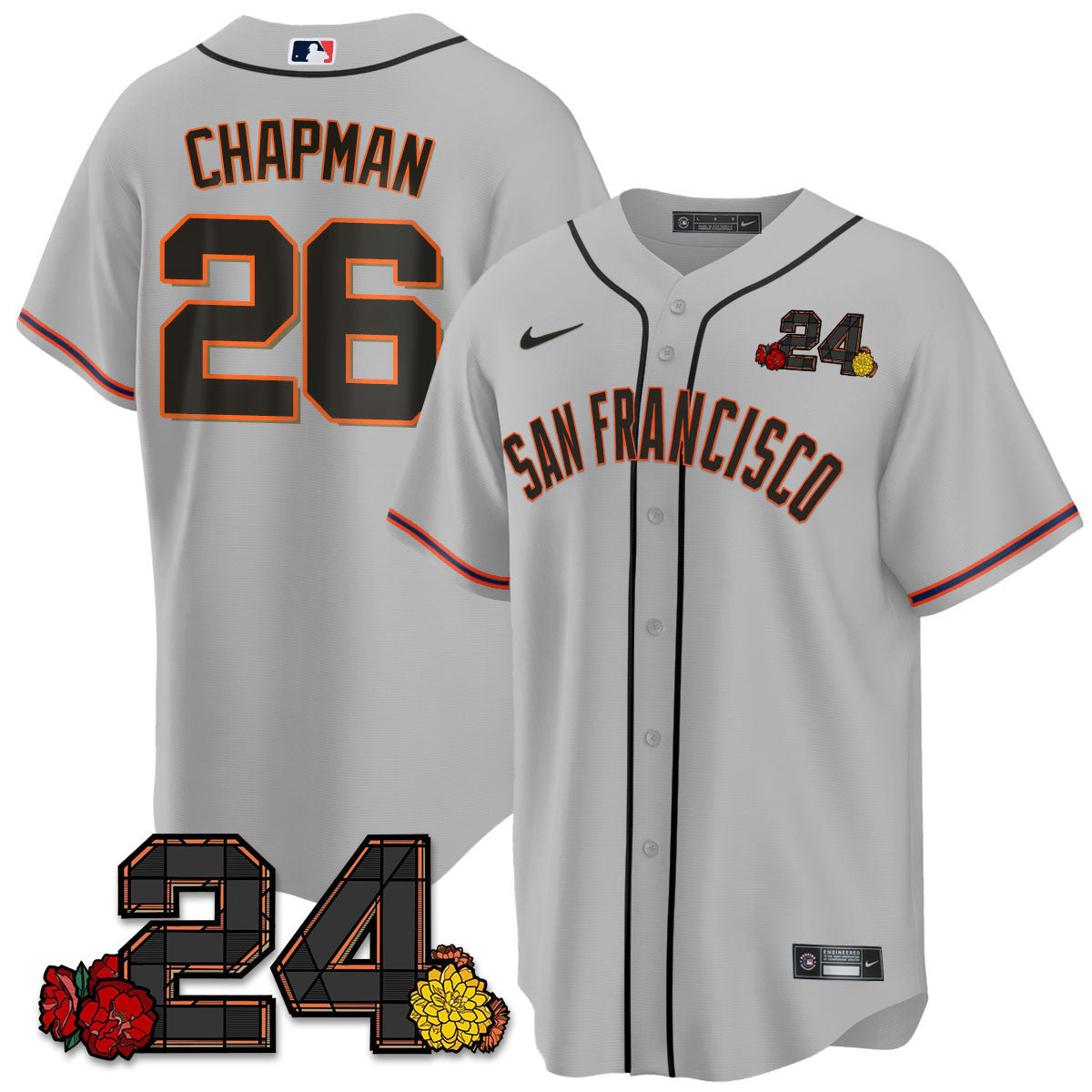 Men’s San Francisco 2024 Willie Mays Patch Vapor Premier Limited Jersey V2