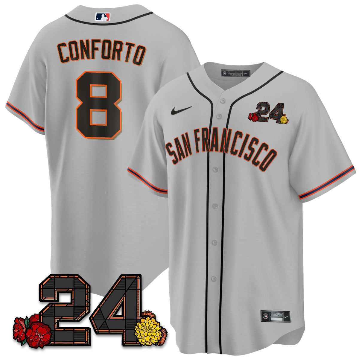 Men’s San Francisco 2024 Willie Mays Patch Vapor Premier Limited Jersey V2