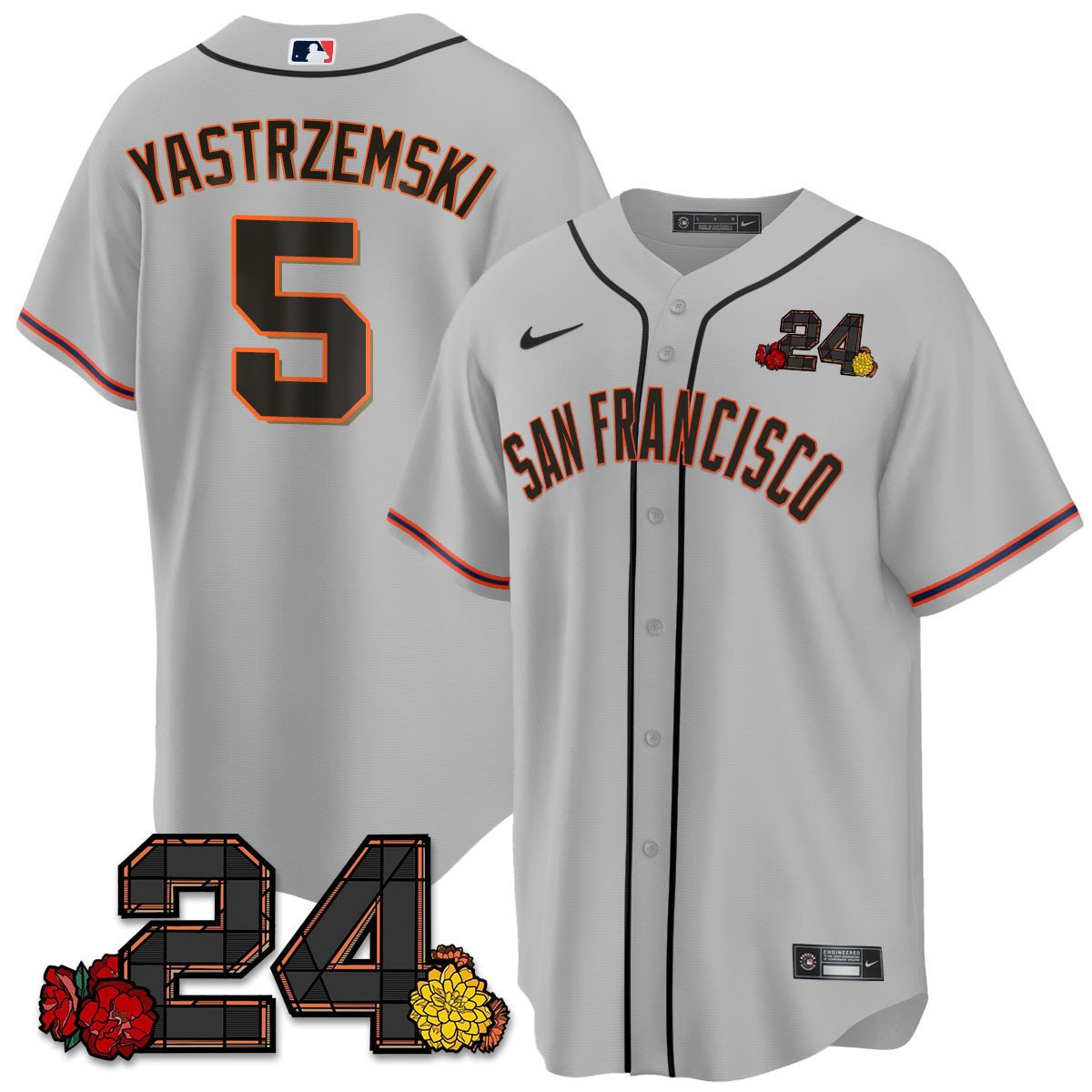 Men’s San Francisco 2024 Willie Mays Patch Vapor Premier Limited Jersey V2