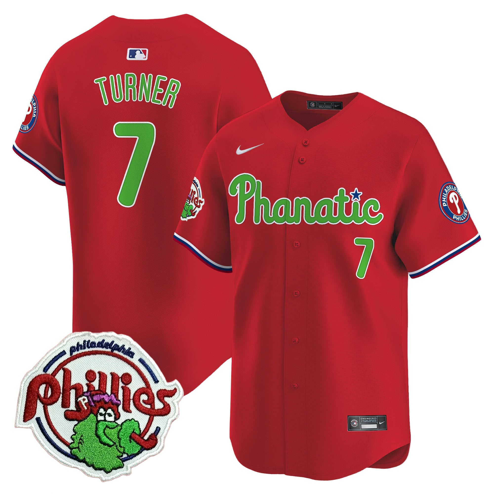 Youth’s Phanatic Patch Vapor Premier Limited Jersey