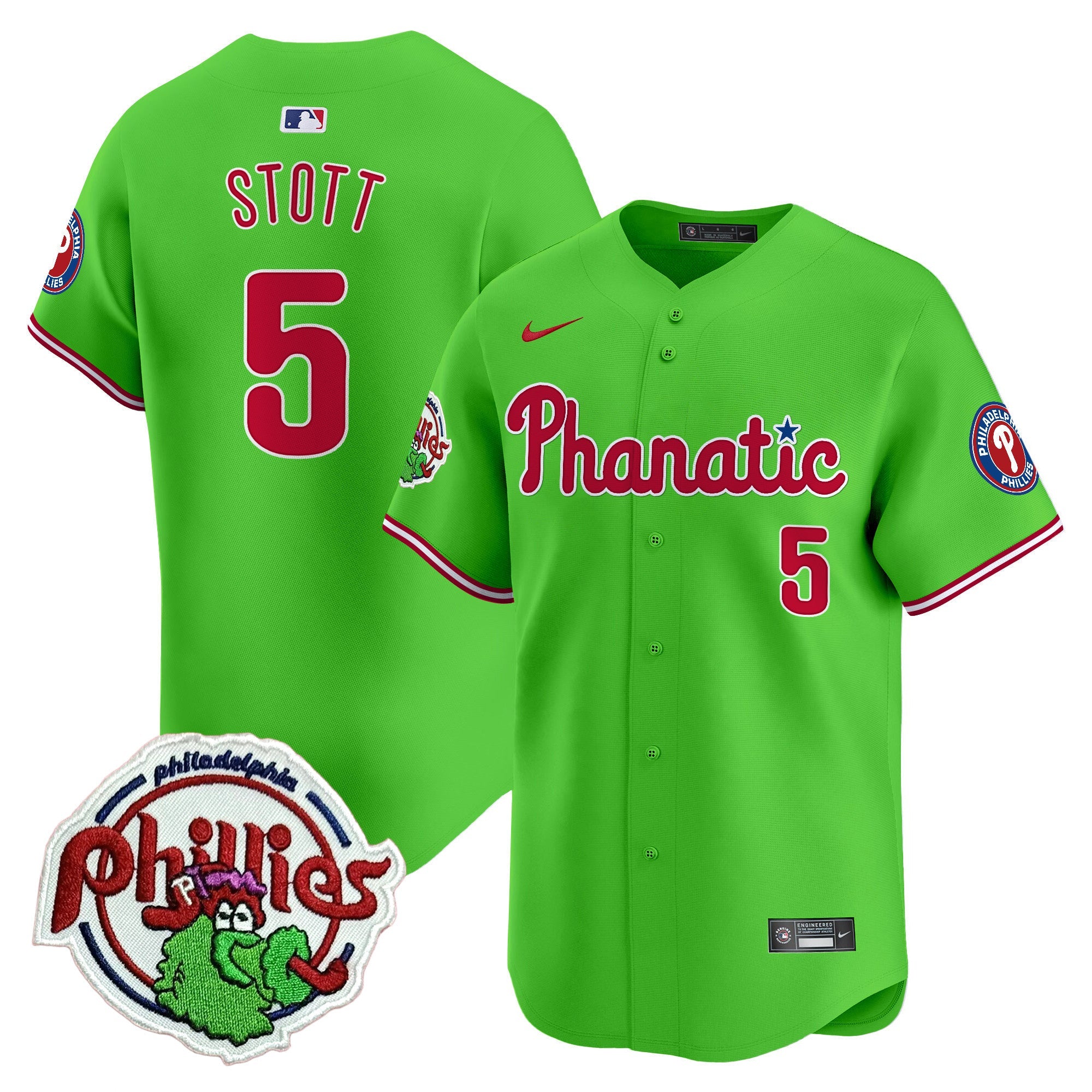 Youth’s Phanatic Patch Vapor Premier Limited Jersey