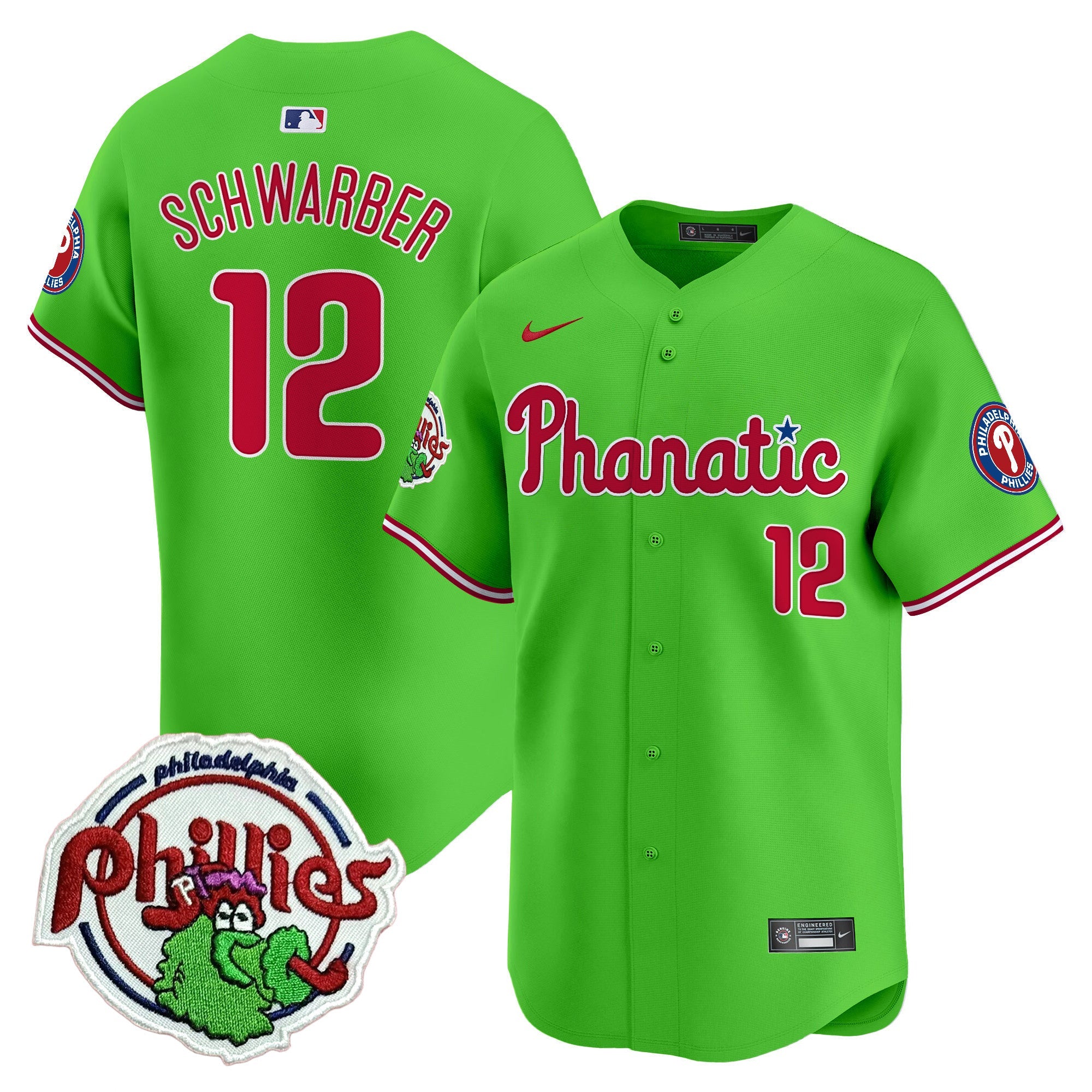 Youth’s Phanatic Patch Vapor Premier Limited Jersey