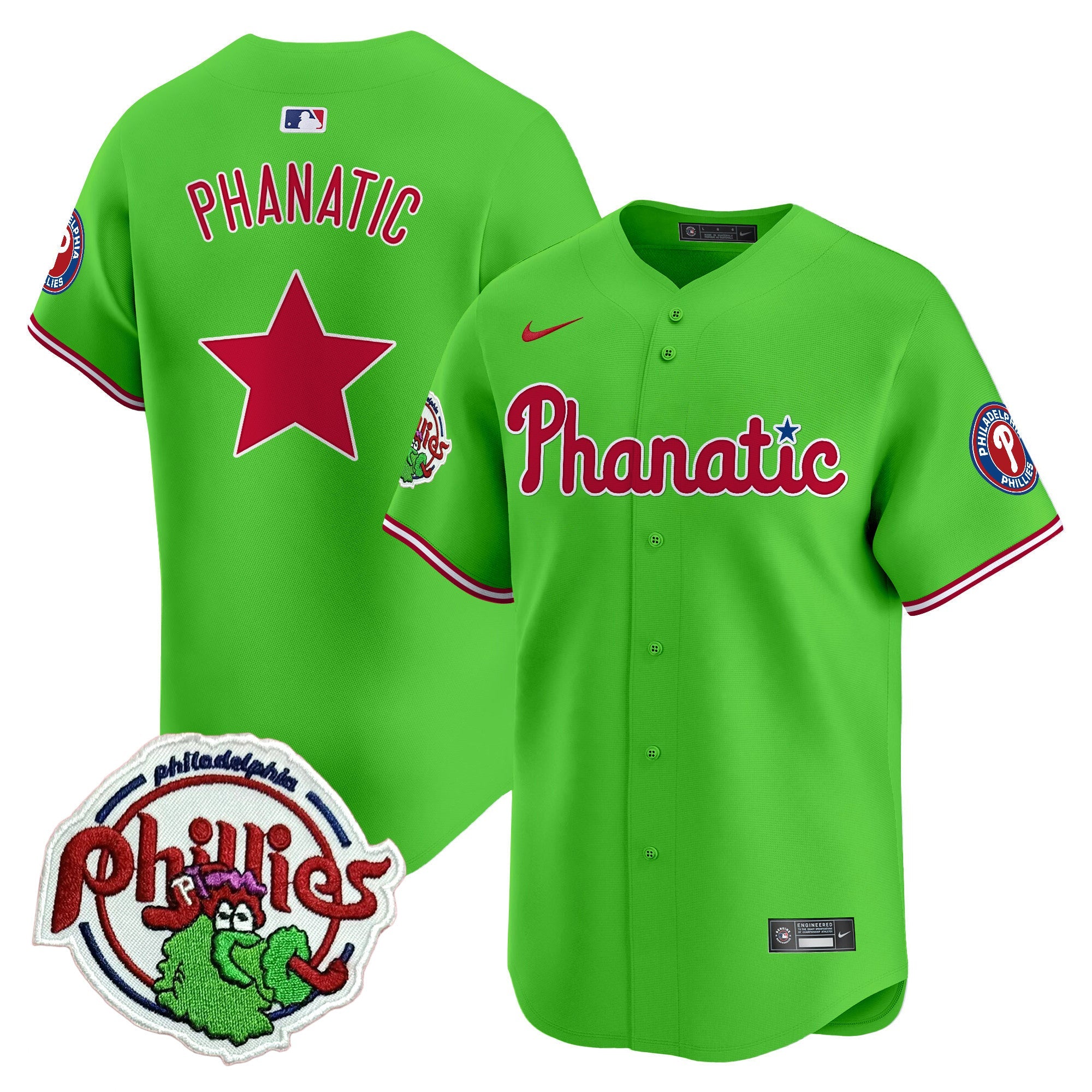 Youth’s Phanatic Patch Vapor Premier Limited Jersey