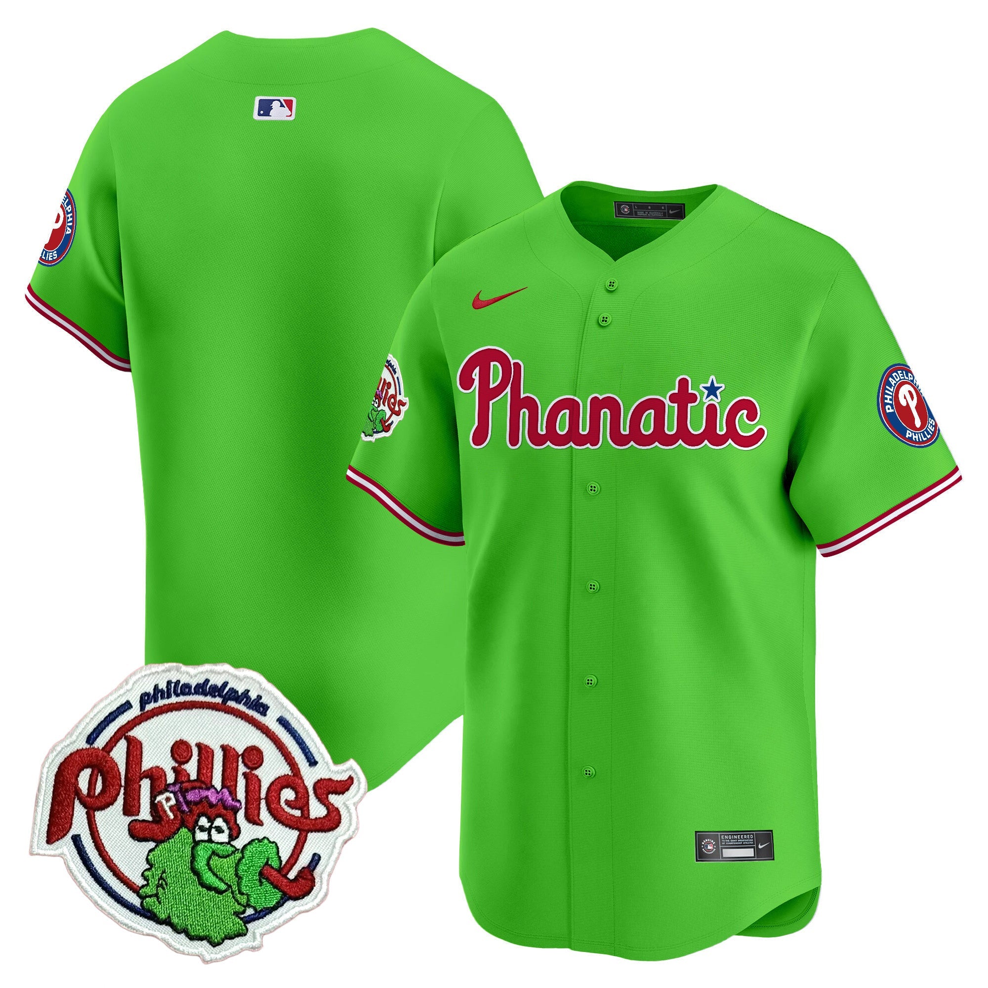 Youth’s Phanatic Patch Vapor Premier Limited Jersey