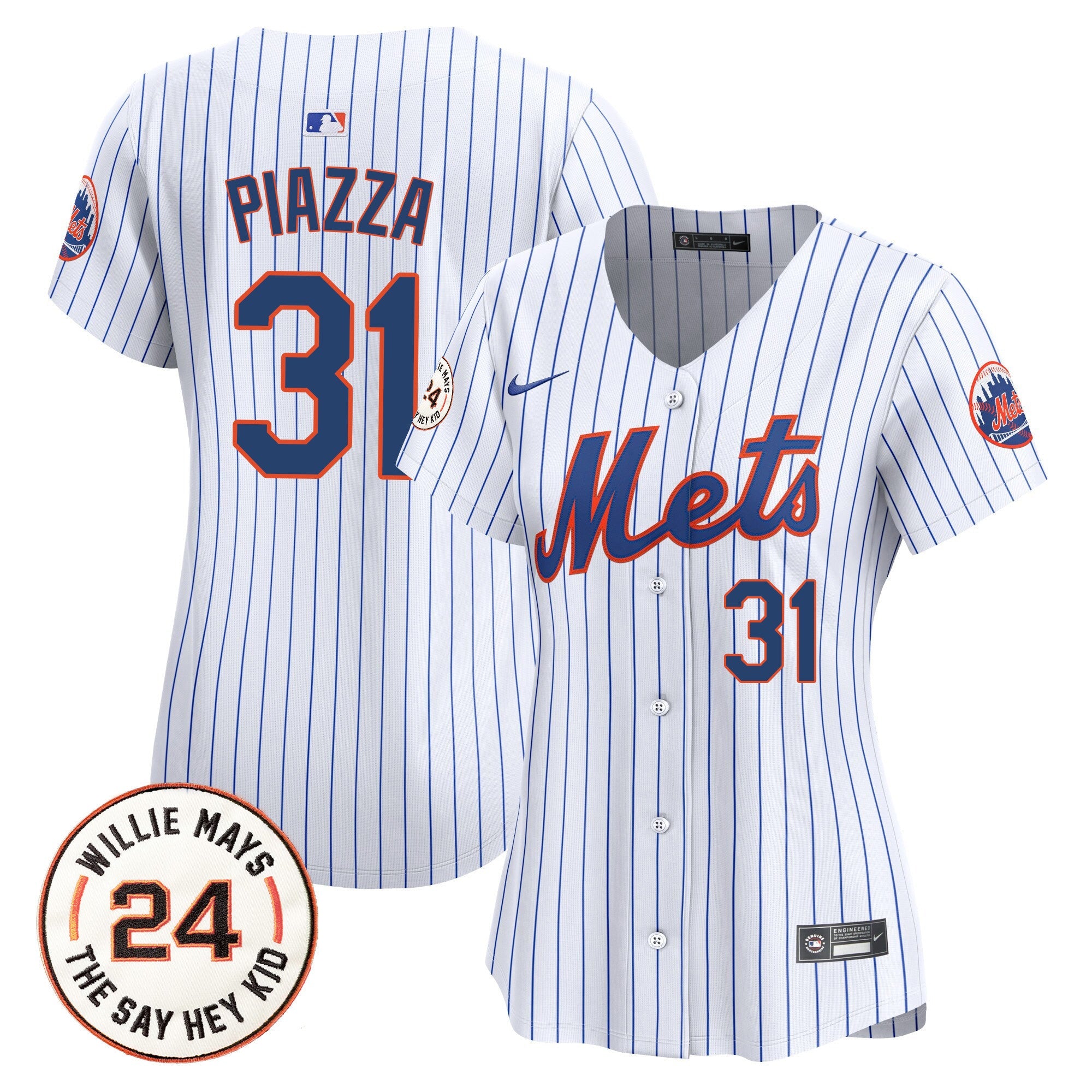 Women’s Willie Mays Patch Vapor Premier Limited Jersey