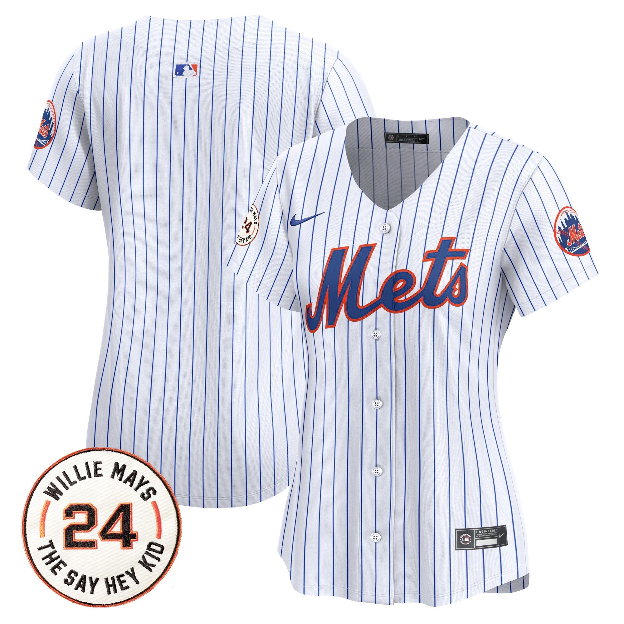 Women’s Willie Mays Patch Vapor Premier Limited Jersey
