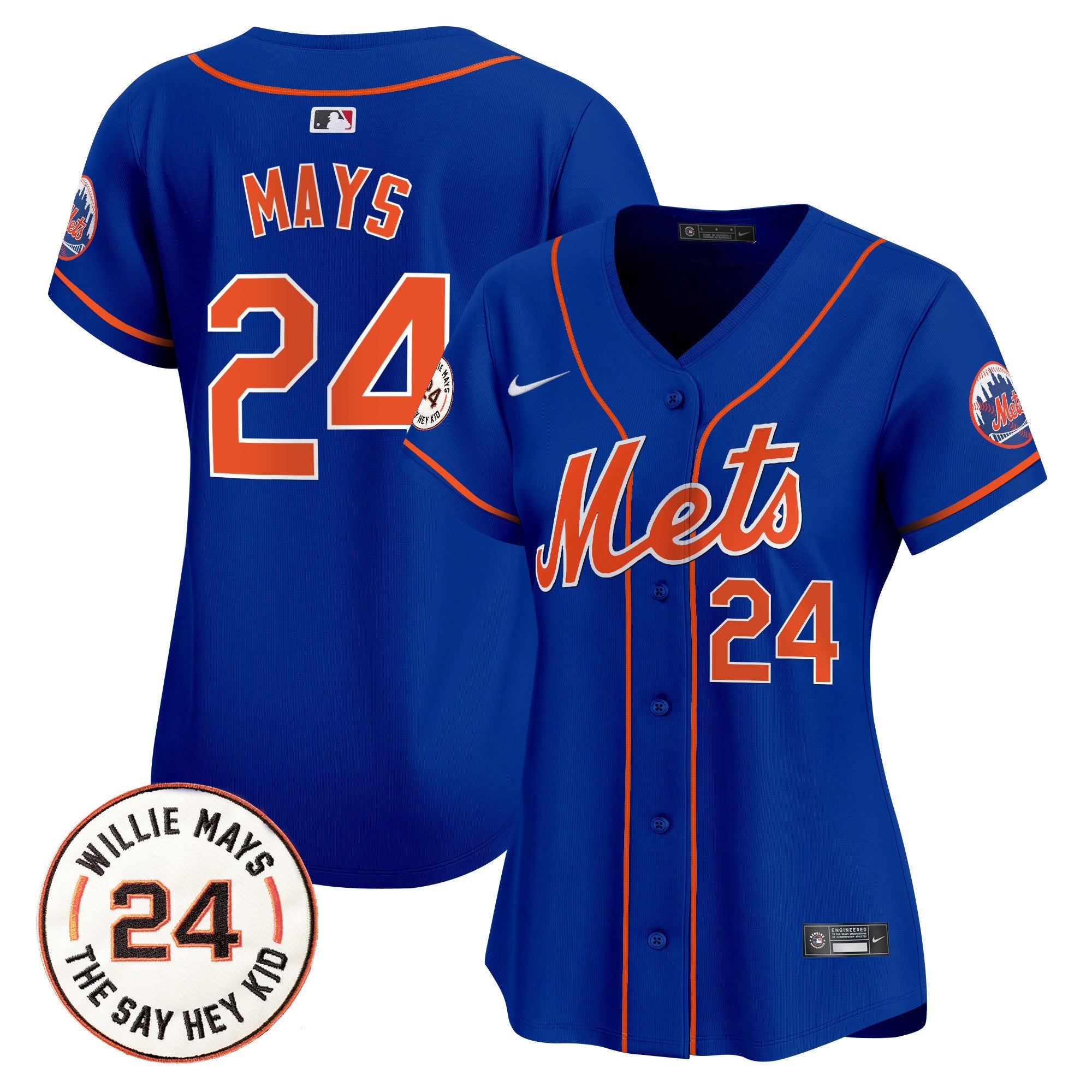 Women’s Willie Mays Patch Vapor Premier Limited Jersey