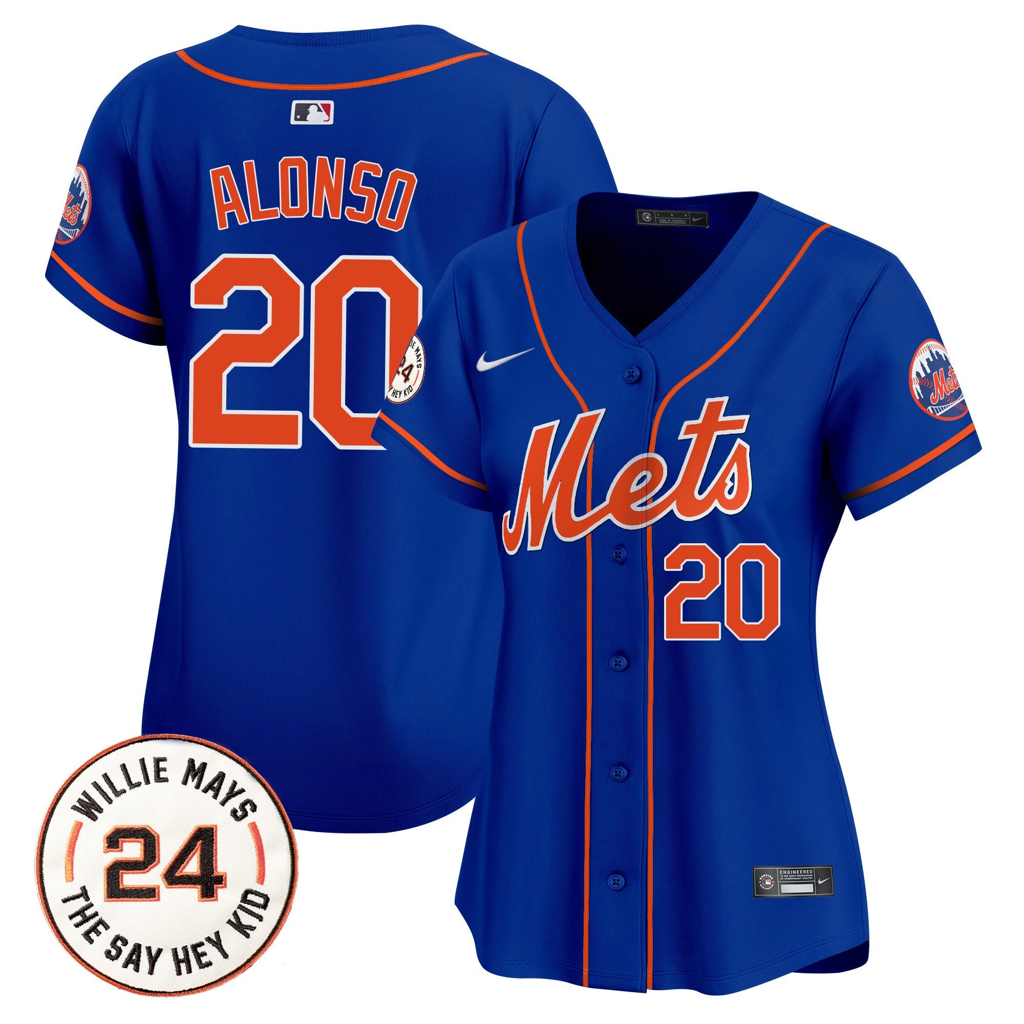Women’s Willie Mays Patch Vapor Premier Limited Jersey