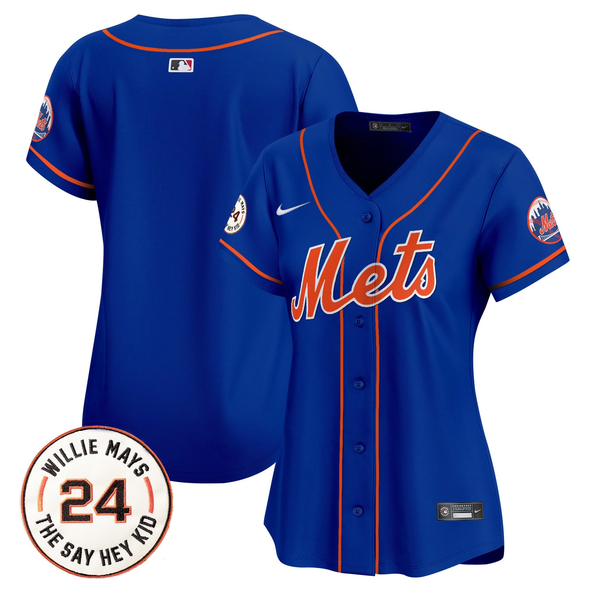 Women’s Willie Mays Patch Vapor Premier Limited Jersey
