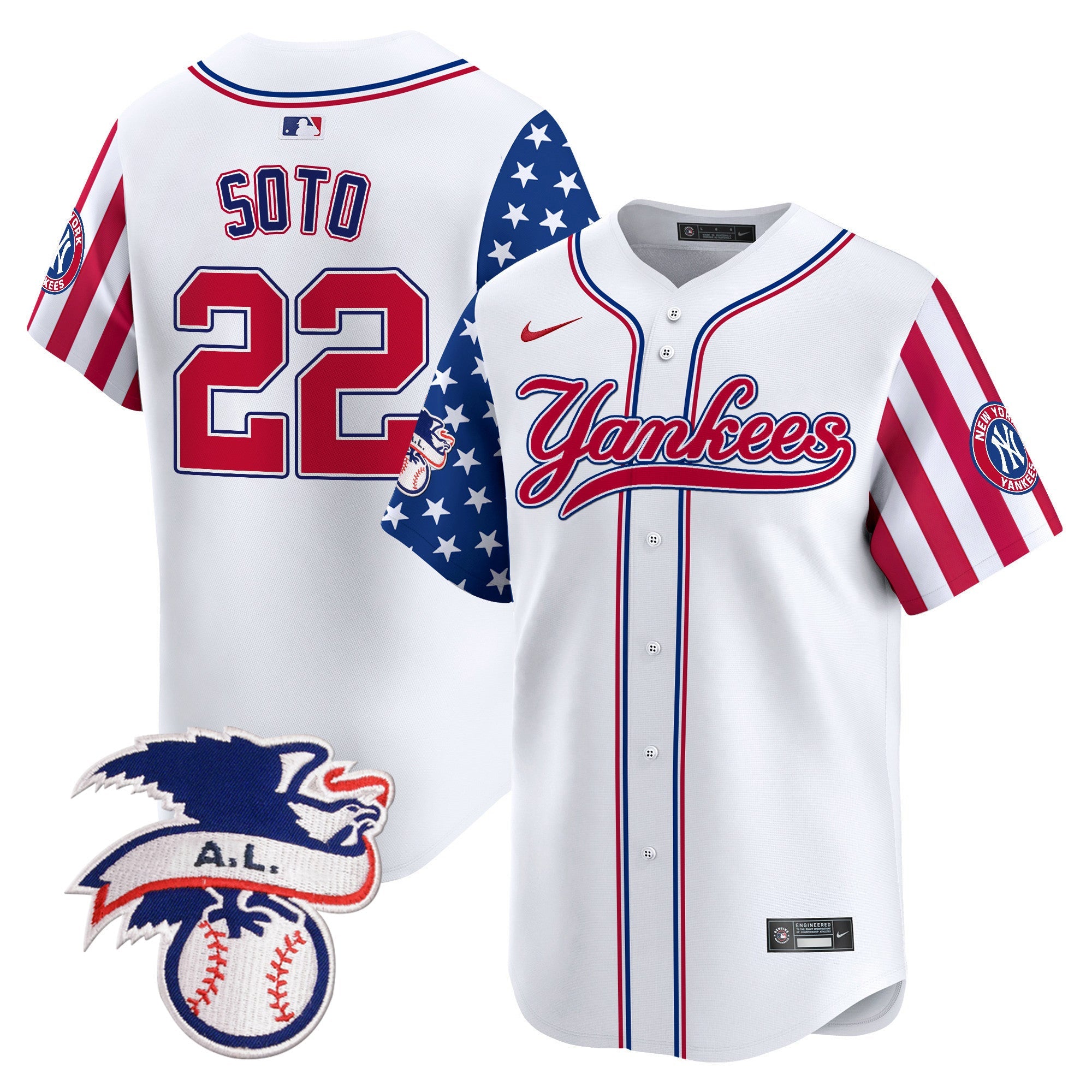 Men’s New York 2024 Fourth of July Vapor Premier Limited Jersey V7