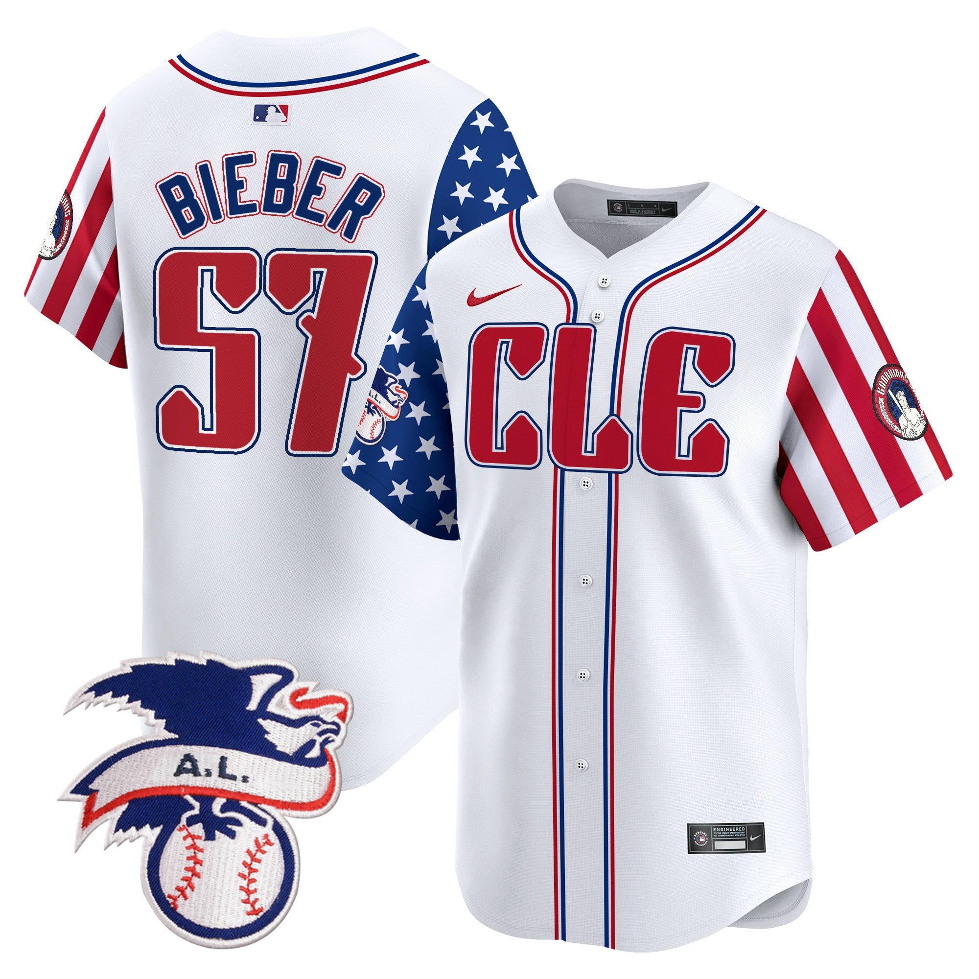 Men’s Cleveland 2024 Fourth of July Vapor Premier Limited Jersey