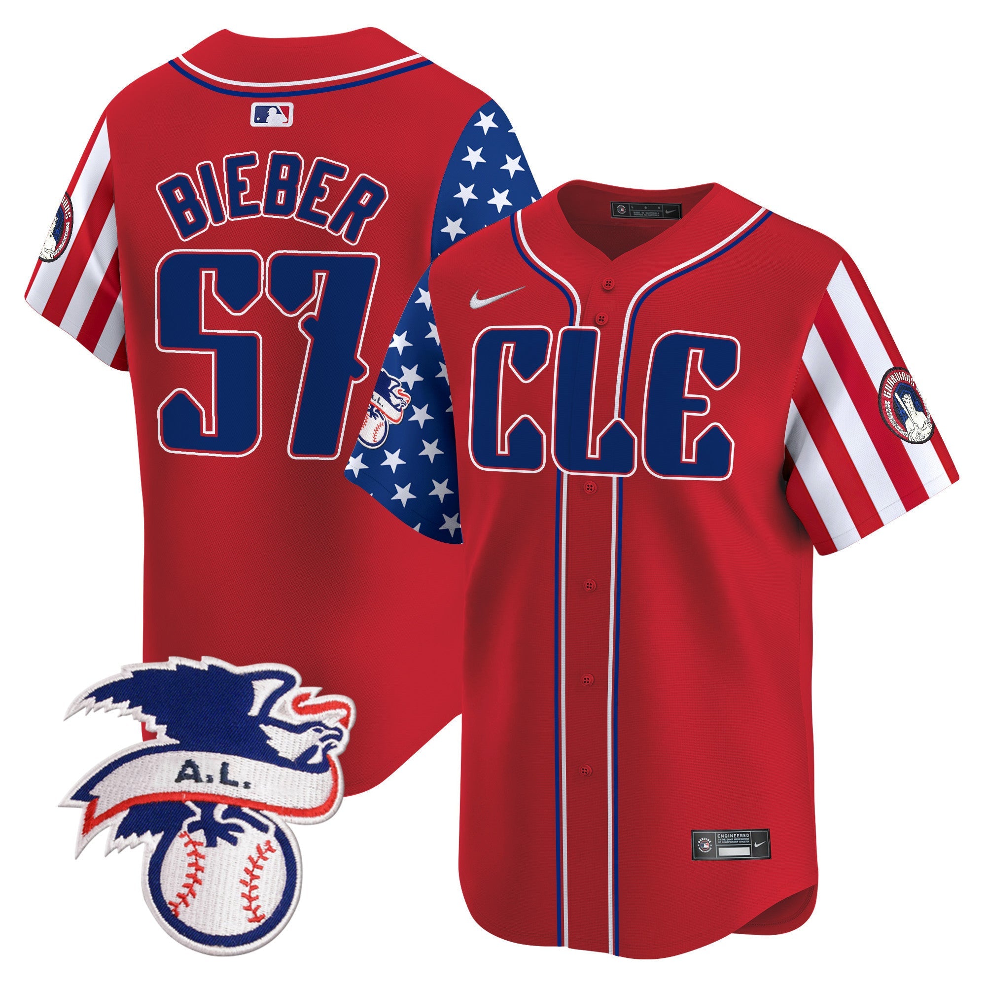 Men’s Cleveland 2024 Fourth of July Vapor Premier Limited Jersey