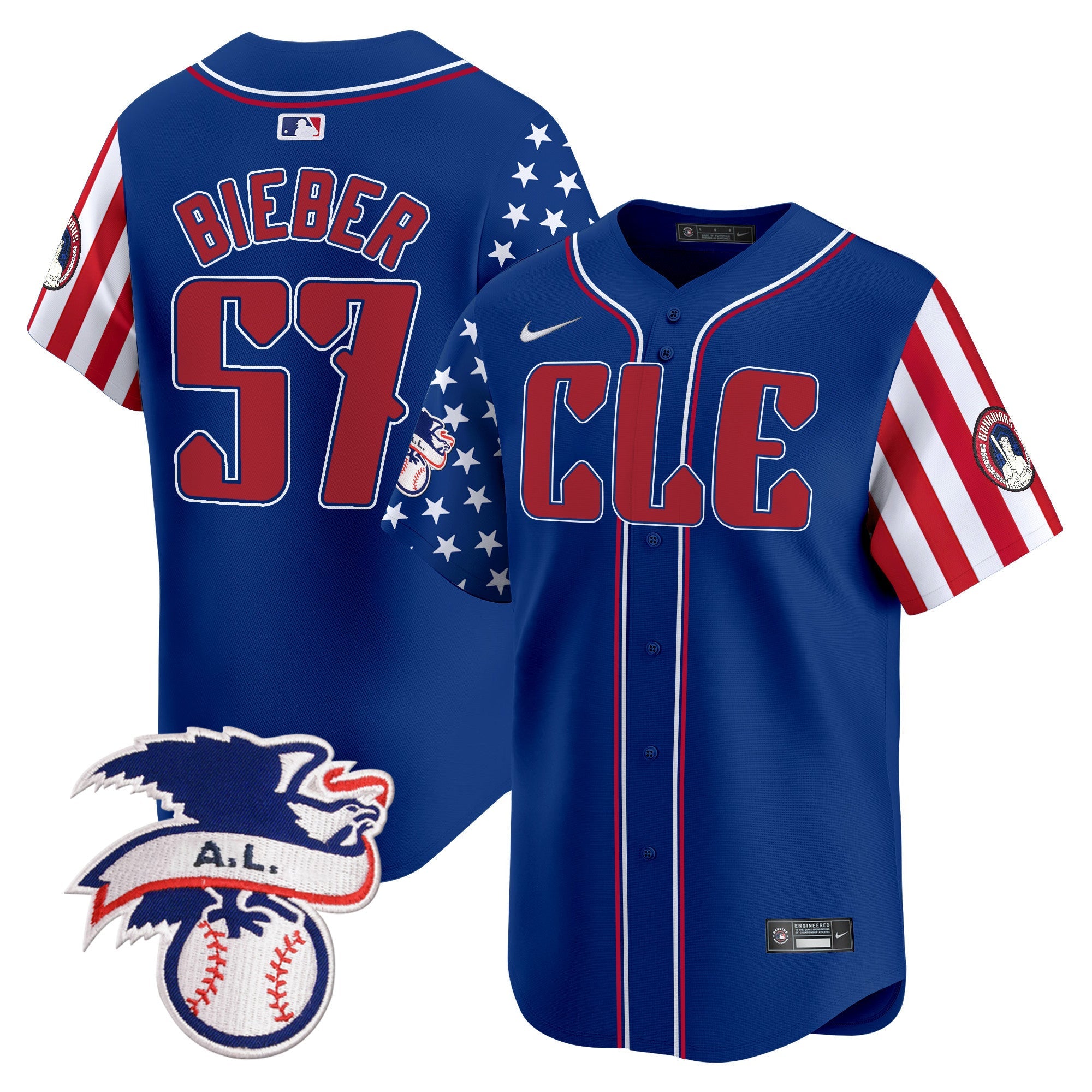 Men’s Cleveland 2024 Fourth of July Vapor Premier Limited Jersey