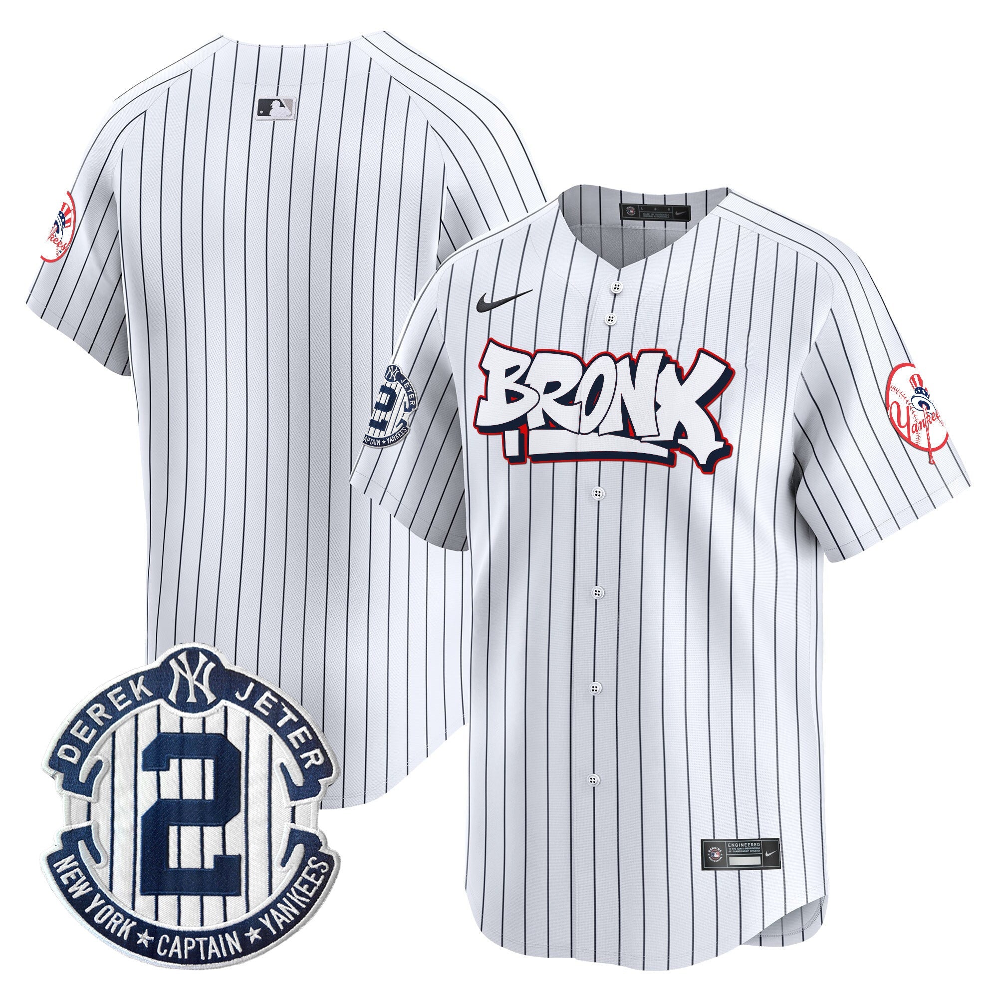 Men’s New York The Bronx Graffiti Vapor Premier Limited Jersey V4