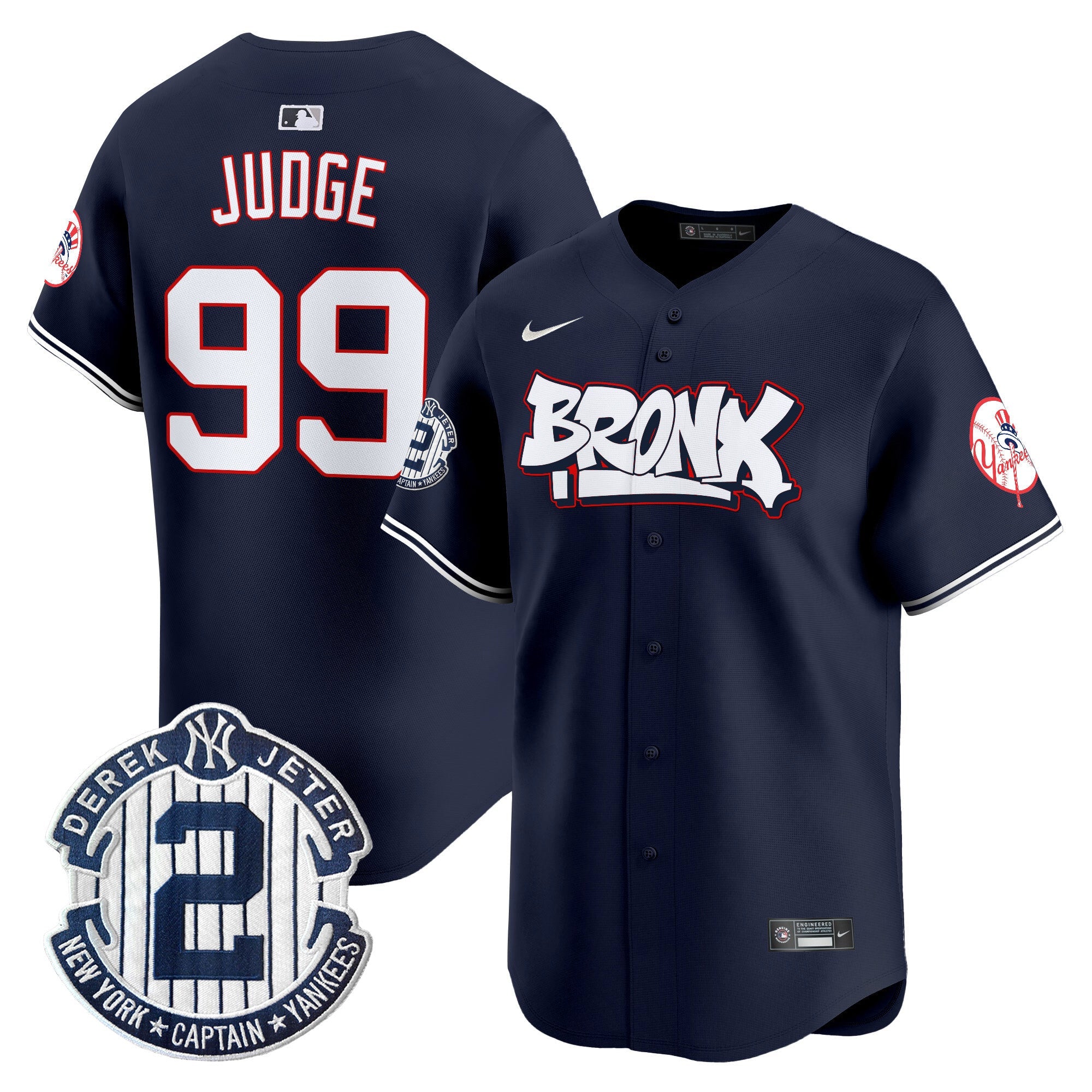 Men’s New York The Bronx Graffiti Vapor Premier Limited Jersey V4