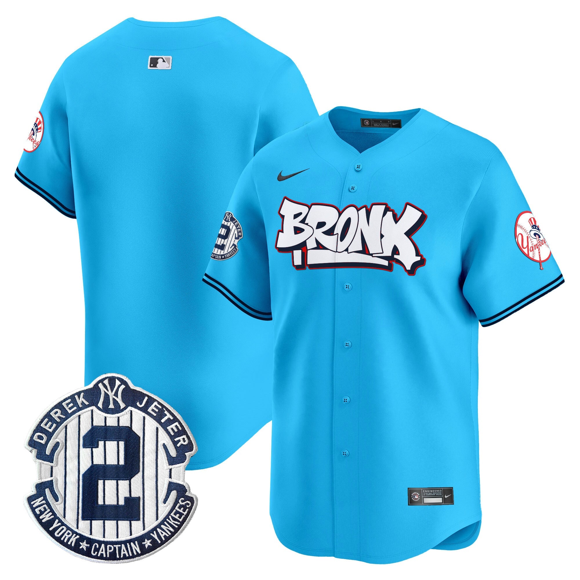 Men’s New York The Bronx Graffiti Vapor Premier Limited Jersey V4