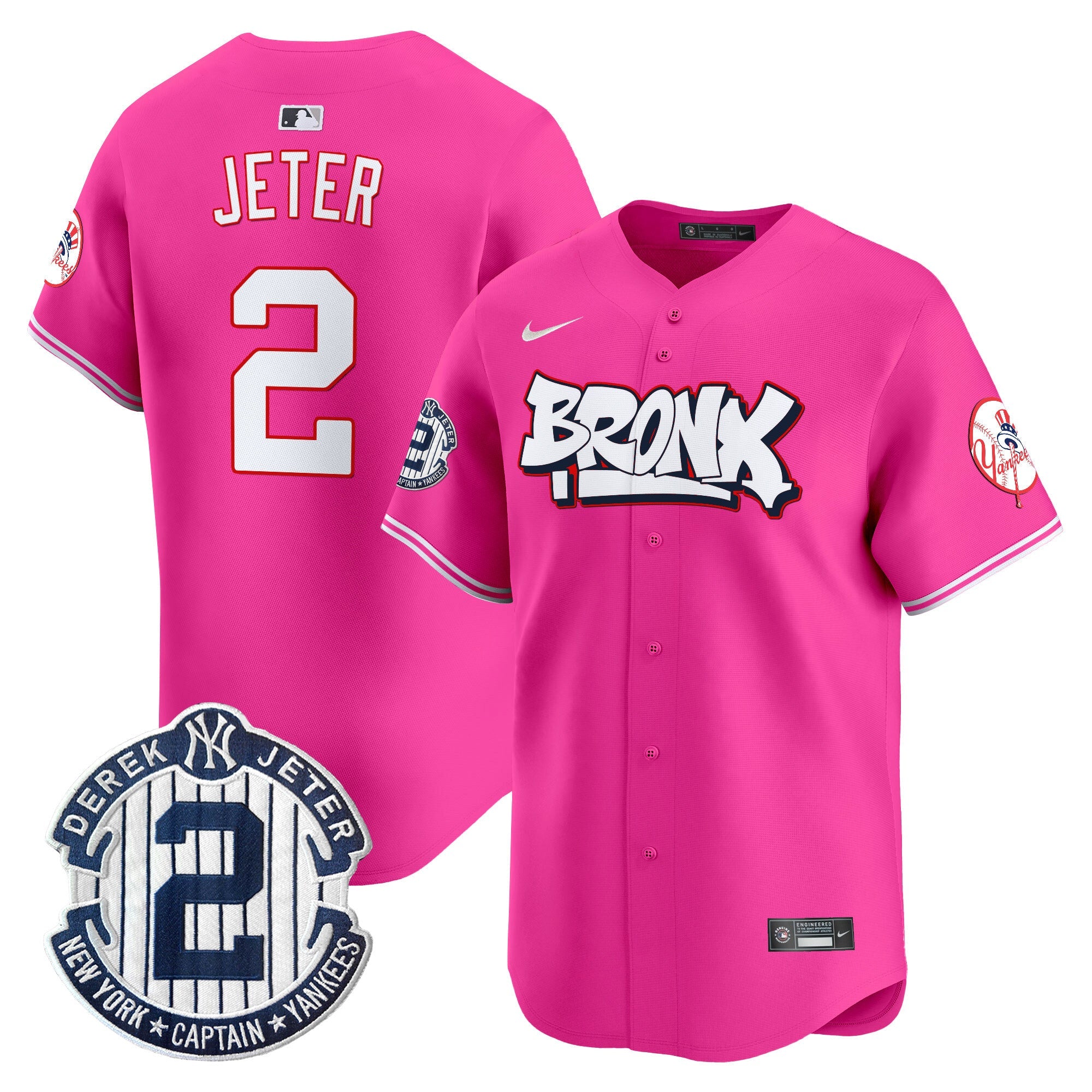 Men’s New York The Bronx Graffiti Vapor Premier Limited Jersey V4
